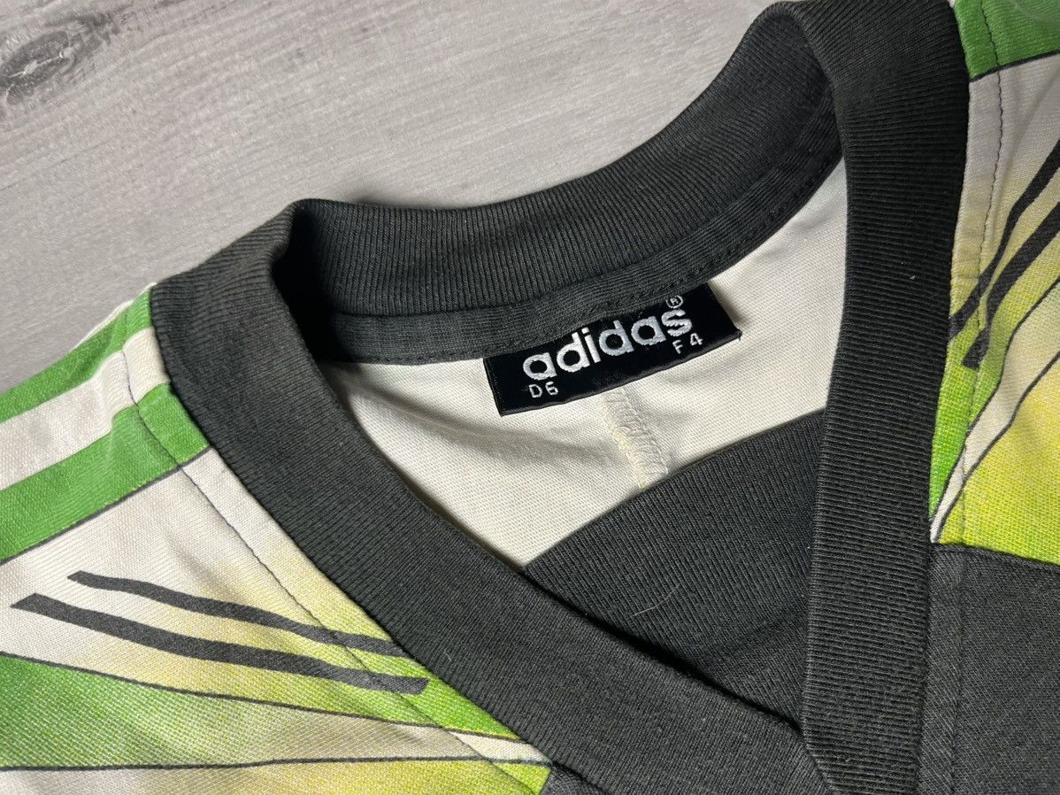 Adidas Vtg 90s Adidas Soccer Short Sleeve V-Neck T-Shirt Size M Size US M / EU 48-50 / 2 - 4 Thumbnail