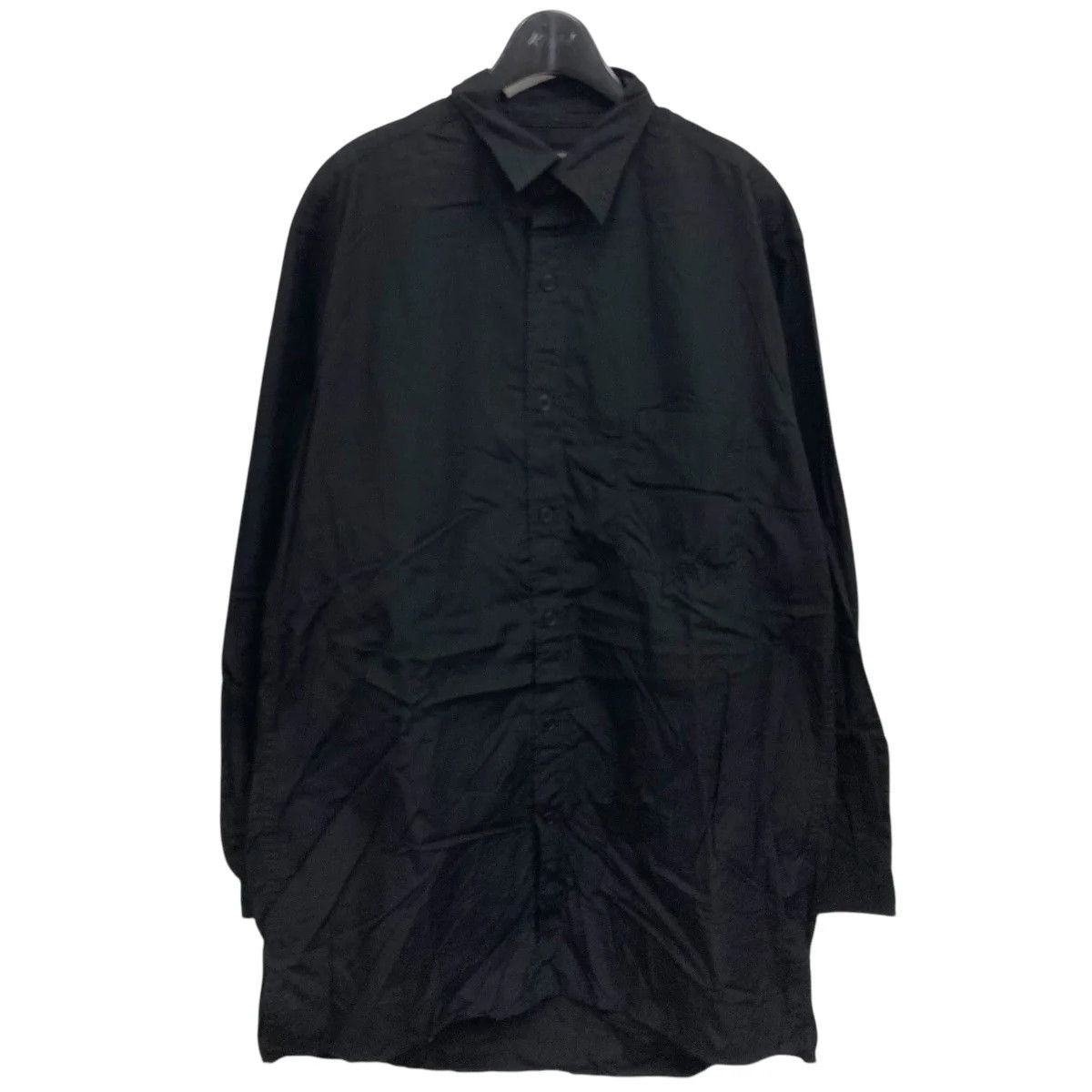 トップス Yohji Yamamoto POUR HOMME LONG SLEEVE Yohji Yamamoto POUR HOMME Print Long Sleeve T-Shirt （Black