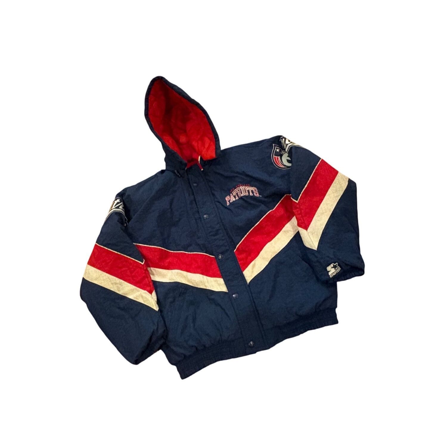 Starter Vtg 90s Starter New England Patriots Authentic Pro Line Hood Size US M / EU 48-50 / 2 - 3 Thumbnail