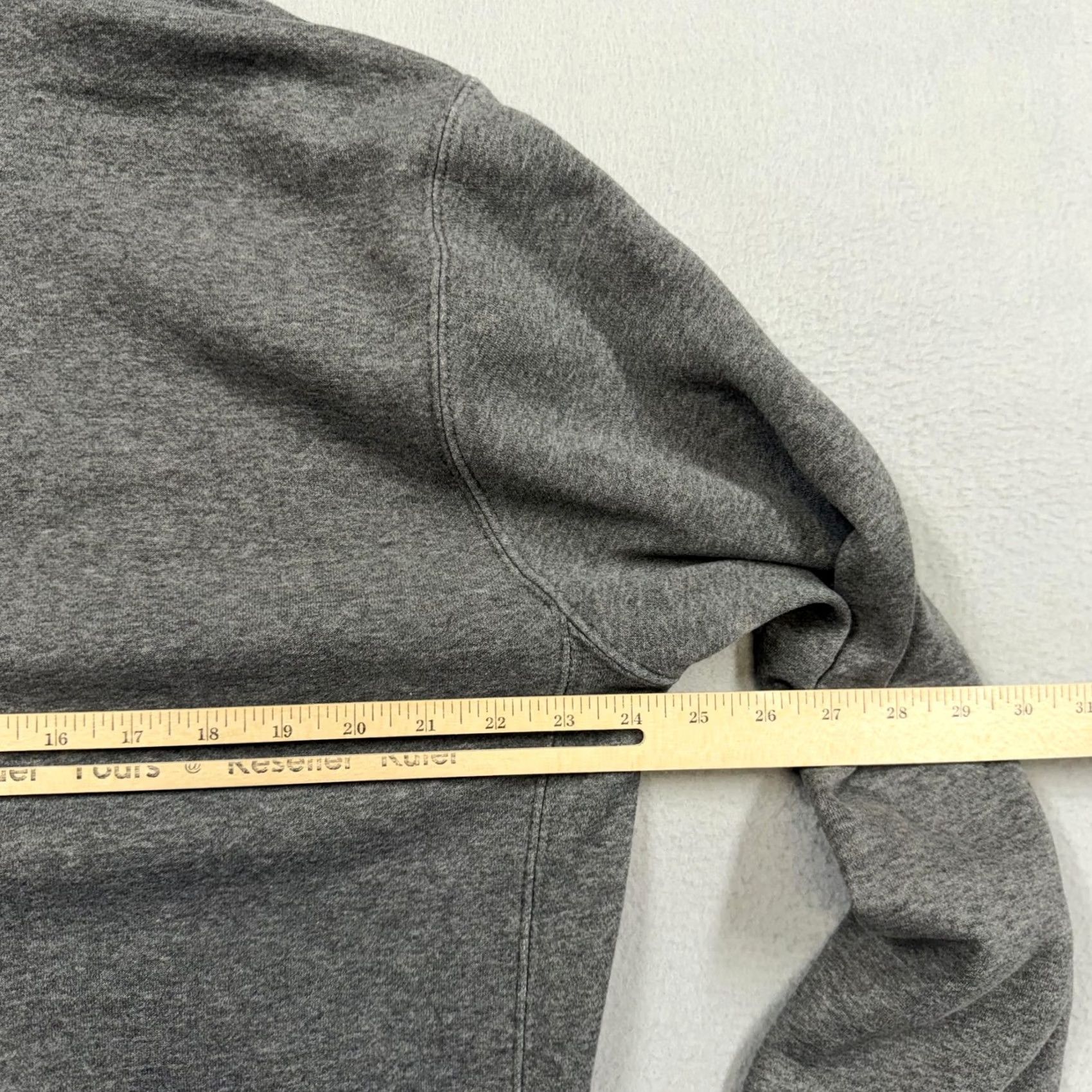 Nike Nike Hoodie Mens M Gray Pullover Fleece Sweatshirt Solid Logo Swoosh Size US M / EU 48-50 / 2 - 6 Thumbnail