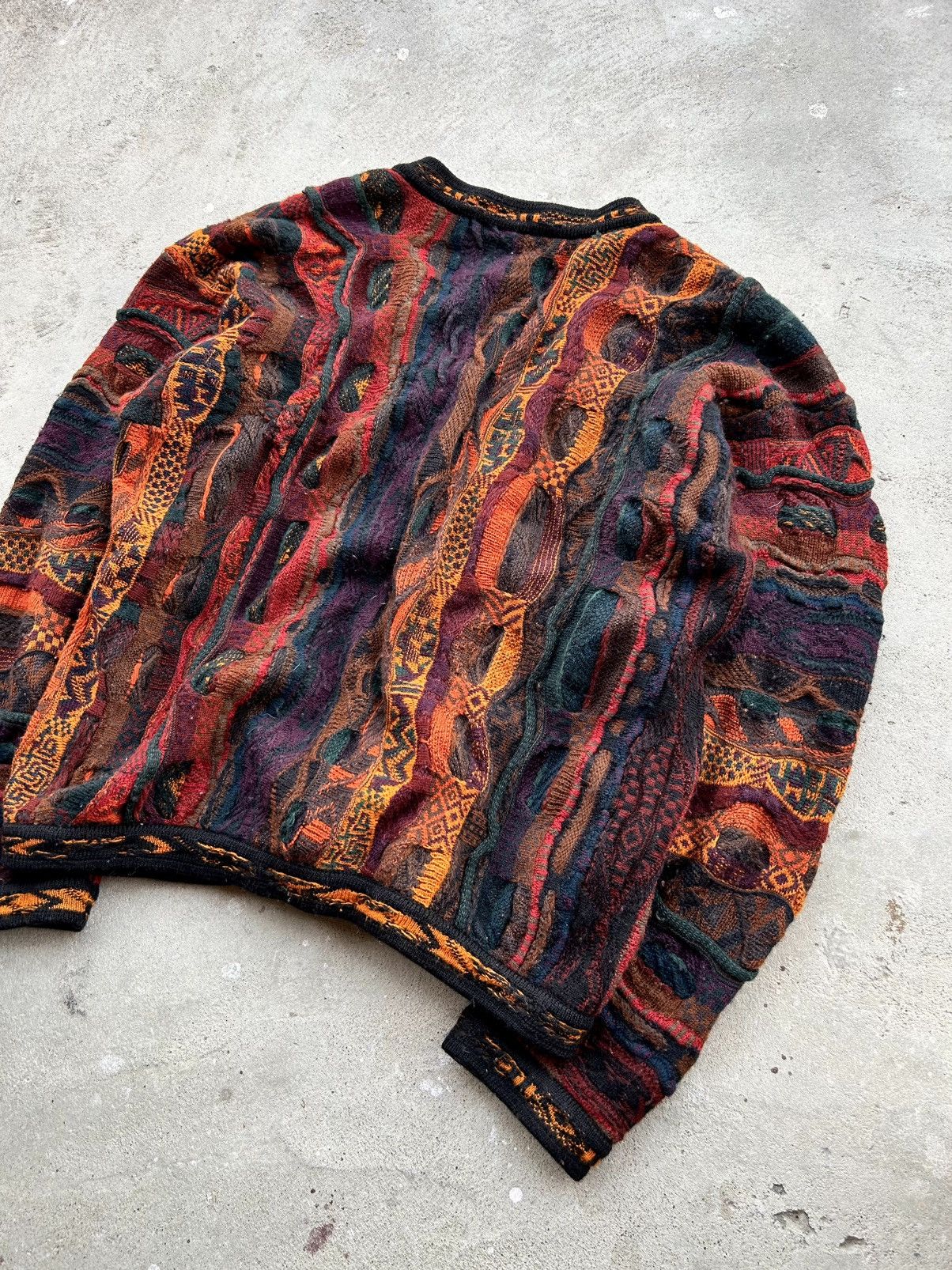 Coogi CRAZY RARE VINTAGE COOGI 3D CABLE KNIT CARDIGAN Size US M / EU 48-50 / 2 - 7 Thumbnail
