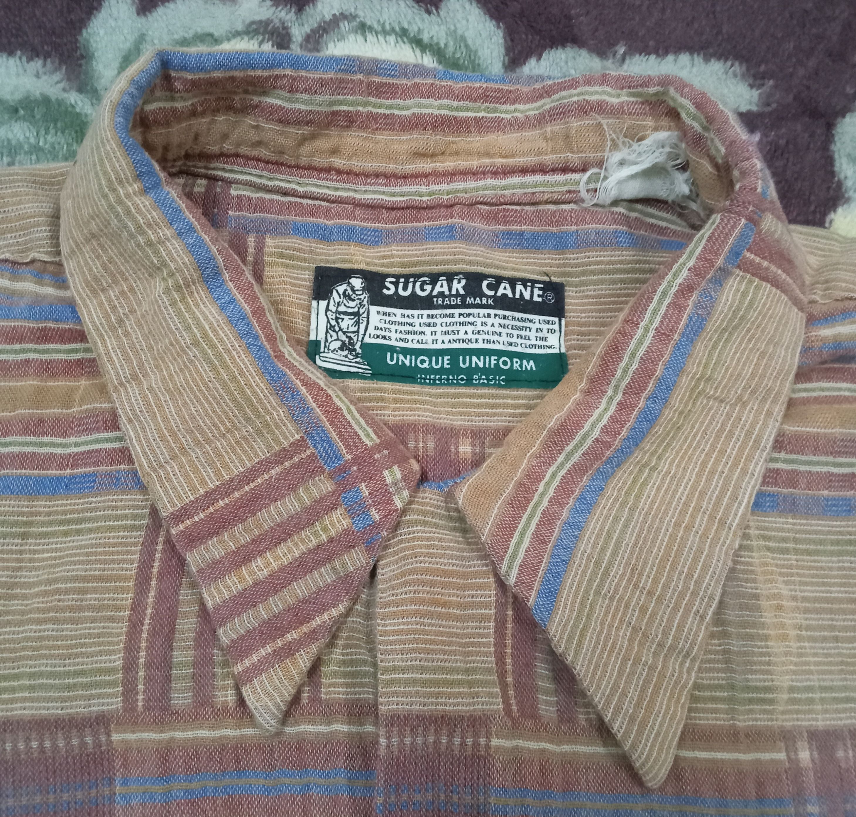 Japanese Brand × Sugar Cane Vintage Sugar Cane Shirt Size US XL / EU 56 / 4 - 2 Thumbnail
