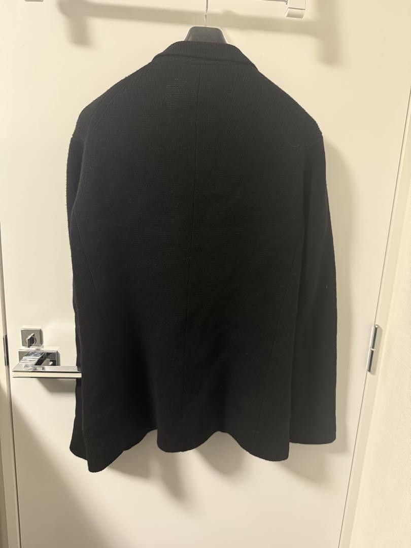 Yohji Yamamoto yohji yamamoto POUR HOMME 18aw supple knit jacket Size US L / EU 52-54 / 3 - 3 Thumbnail