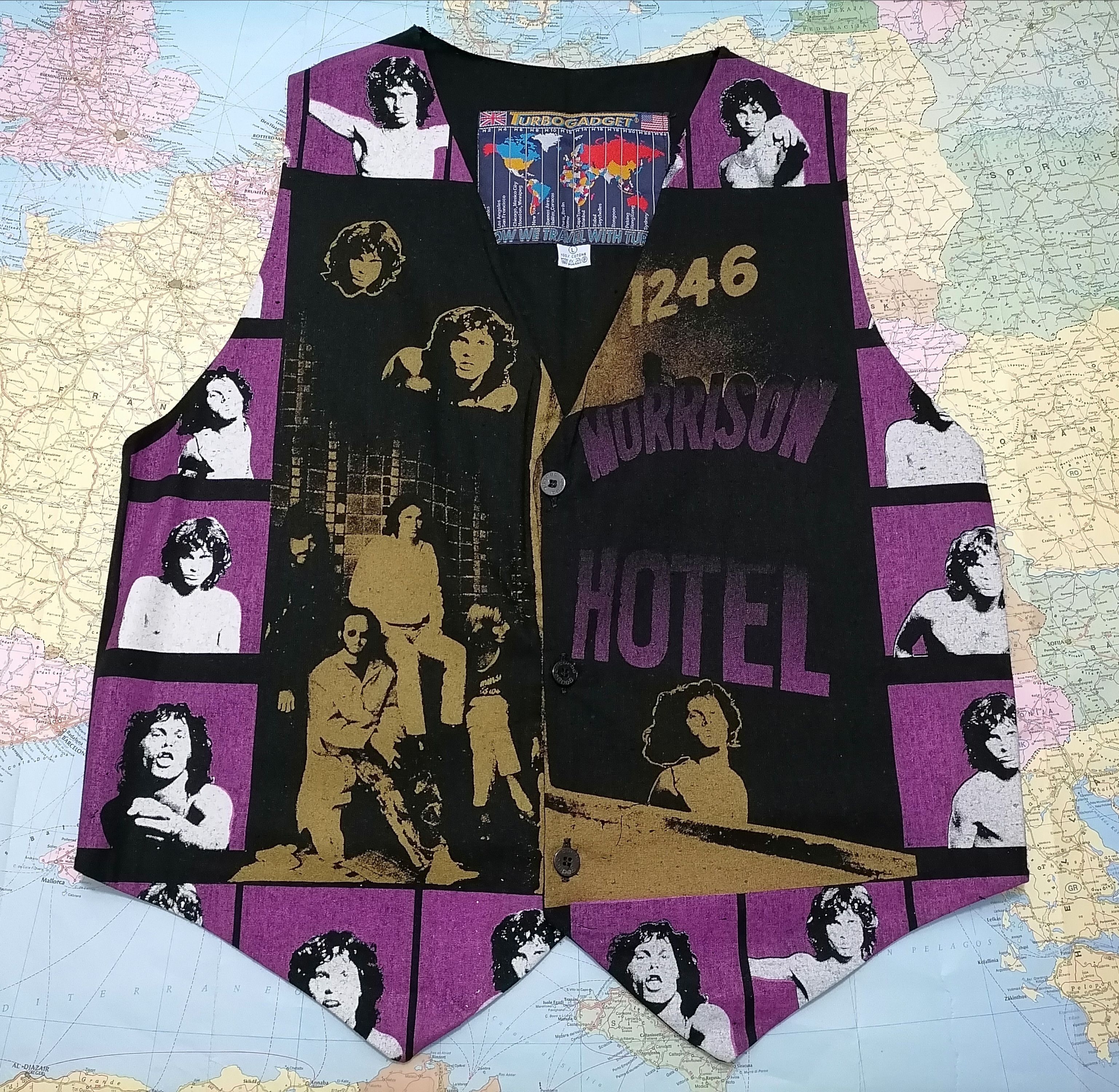 Vintage Vintage Gilet / Vest Jim Morrison , Turbo Gadget Size US XL / EU 56 / 4 - 1 Thumbnail