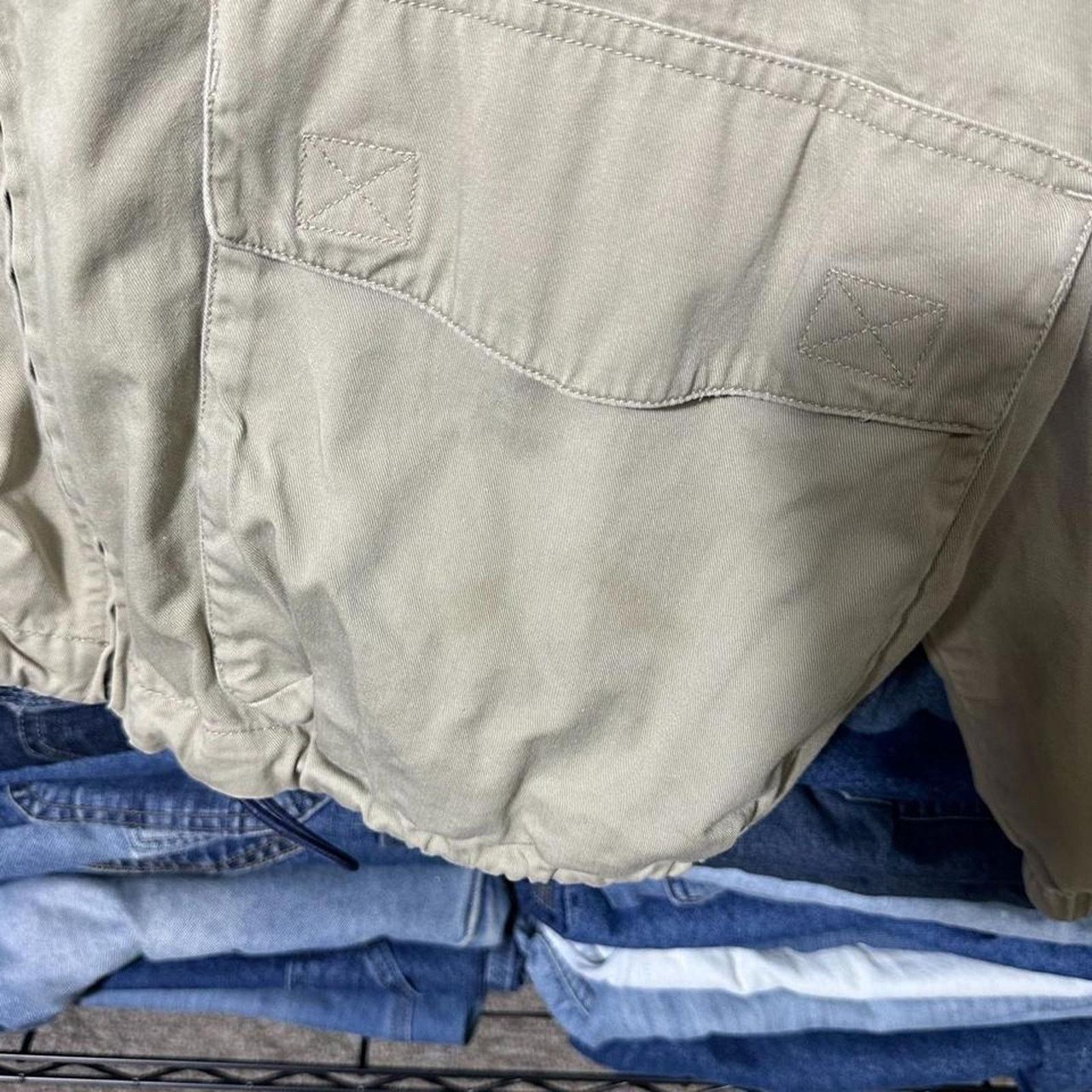 Tommy Hilfiger Vintage 90s Tommy Hilfiger Tan Bomber Jacket Mens Large Coat Size US L / EU 52-54 / 3 - 4 Thumbnail