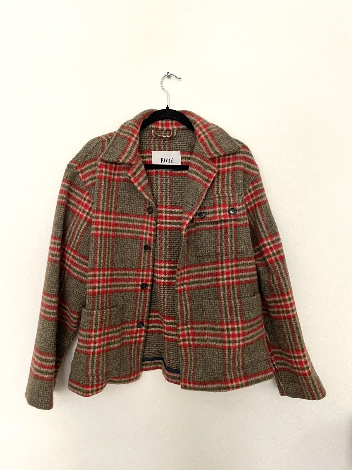 image of Interlock Overshirt Bode in Brown, Men's (Size Small)