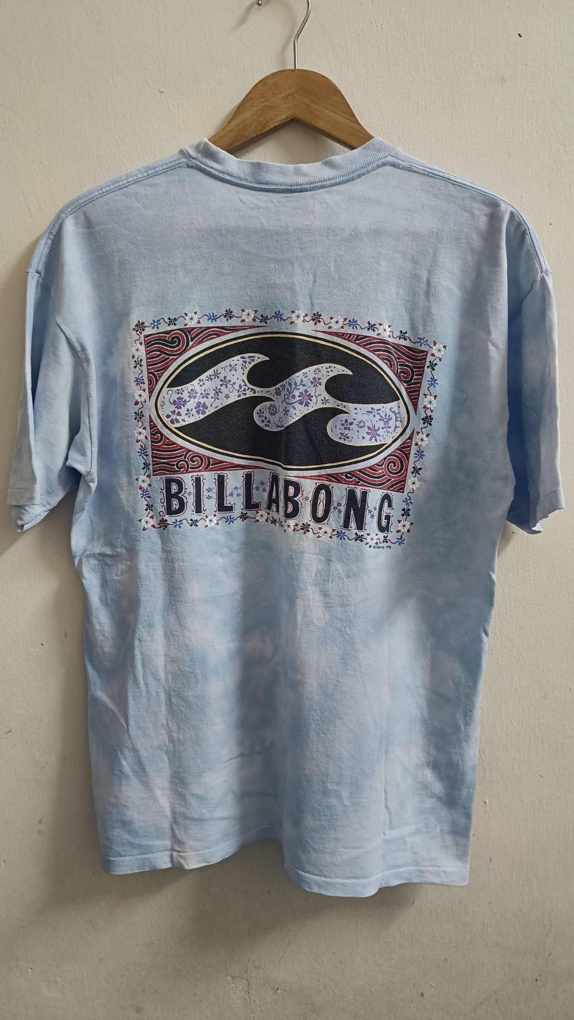 Billabong 🔥🔥 Vintage 90s Billabong Tie Dye Tee Size US L / EU 52-54 / 3 - 2 Thumbnail