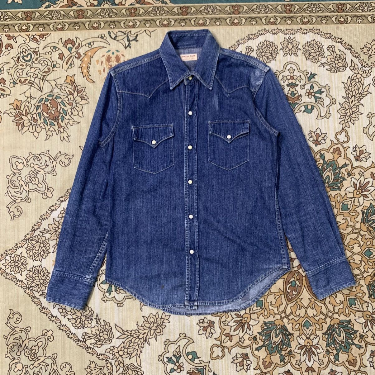 Sugar Cane VINTAGE SUGAR CANE TOYO ENTERPRISE DENIM SHIRTS Size US M / EU 48-50 / 2 - 1 Thumbnail
