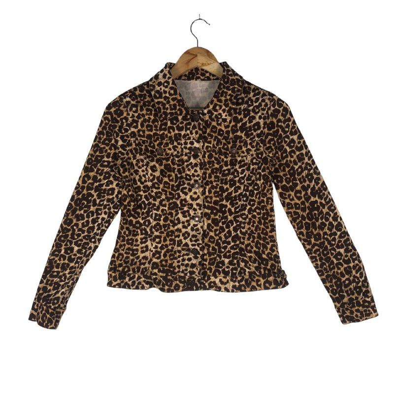 Japanese Brand Vintage Japanese Brand Leopart Button Jacket Size S / US 4 / IT 40 - 1 Thumbnail