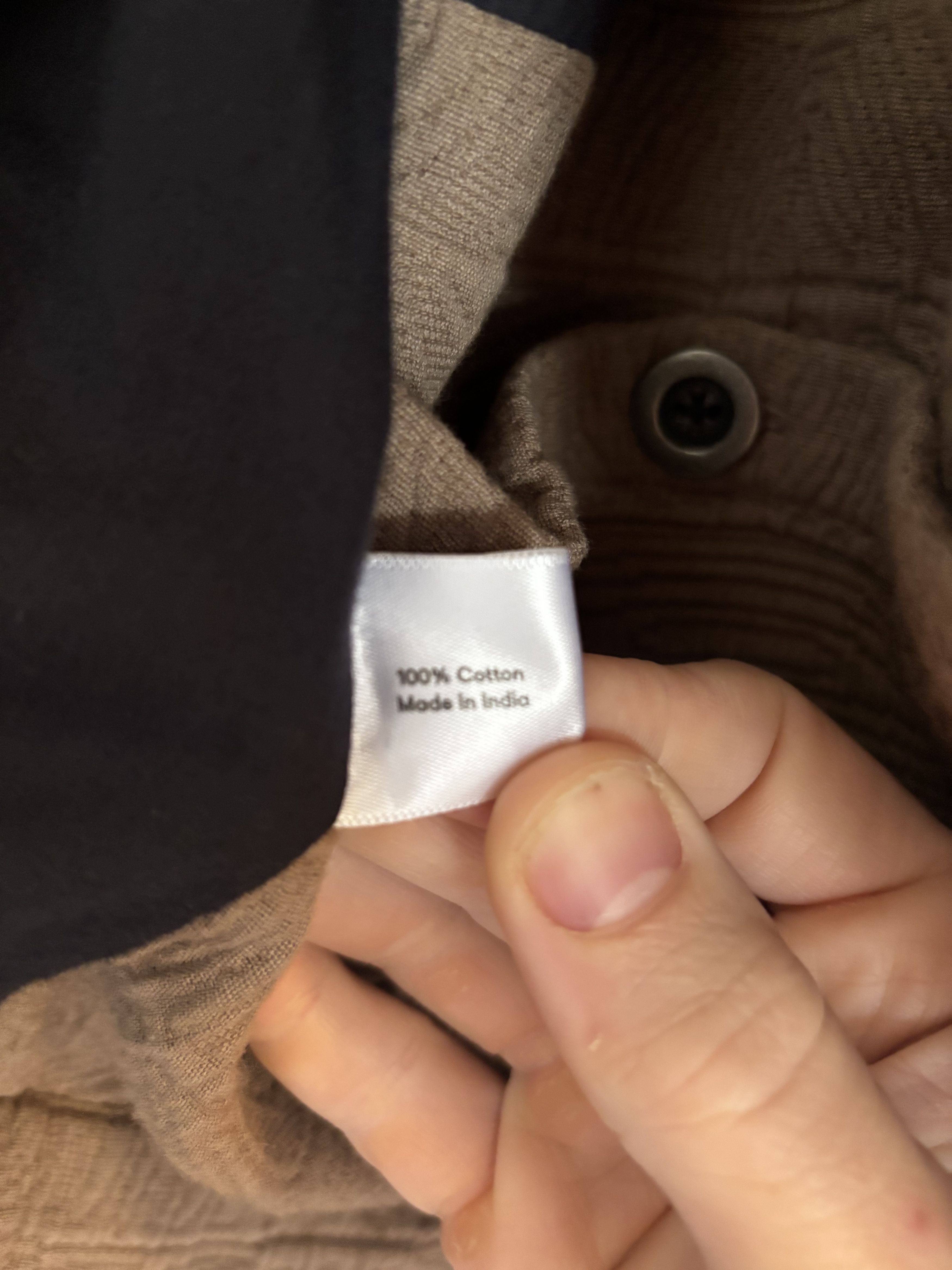 3sixteen Zen garden mechanic jacket in taupe cotton Size US L / EU 52-54 / 3 - 4 Thumbnail
