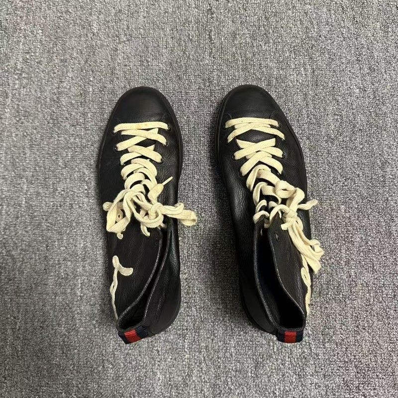 Gucci Gucci High-Top Sneakers with Love Design Size US 8 / EU 41 - 6 Thumbnail