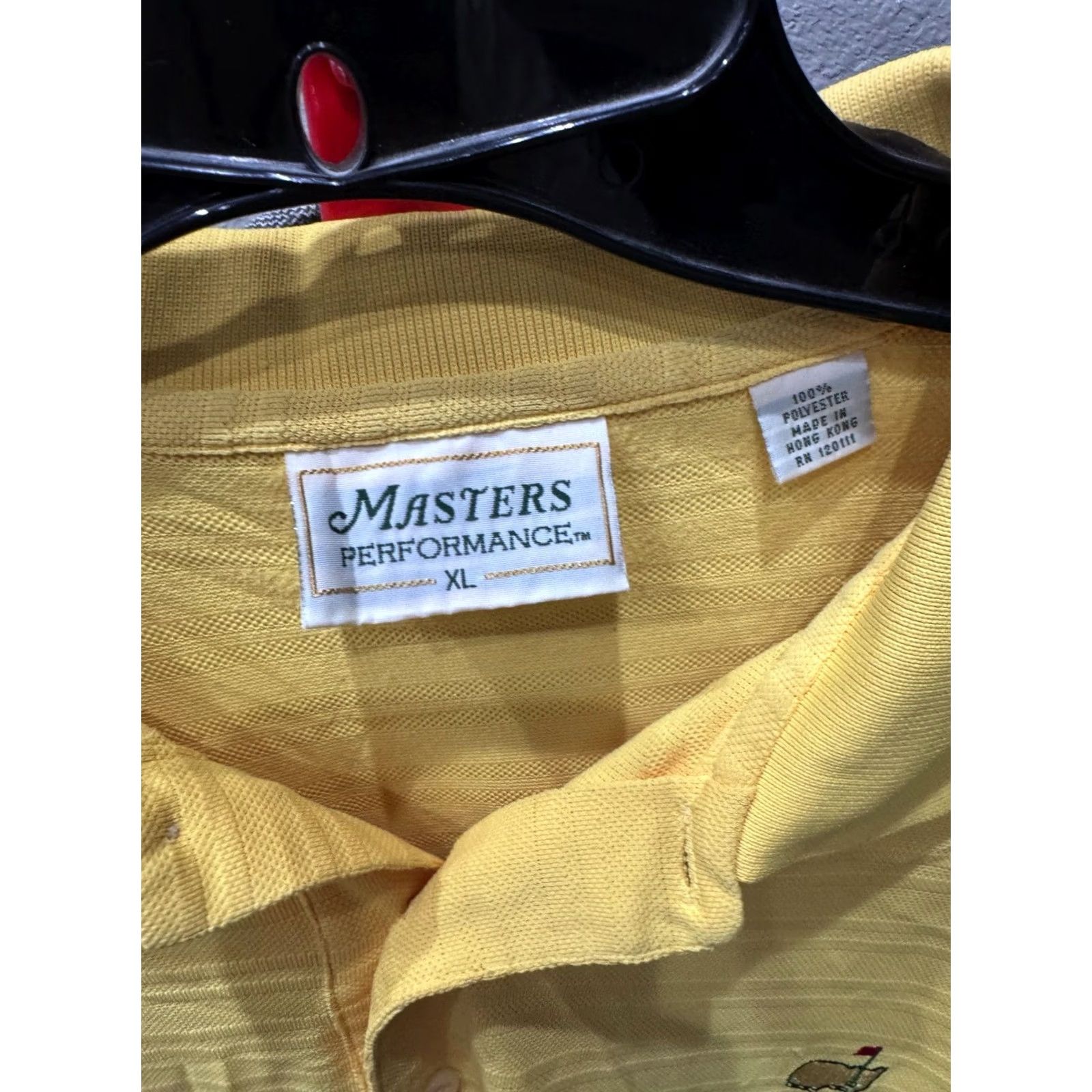 Vintage Masters Agusta Yellow Golf POLO SHIRT XL Men Large XL Size US XL / EU 56 / 4 - 4 Thumbnail