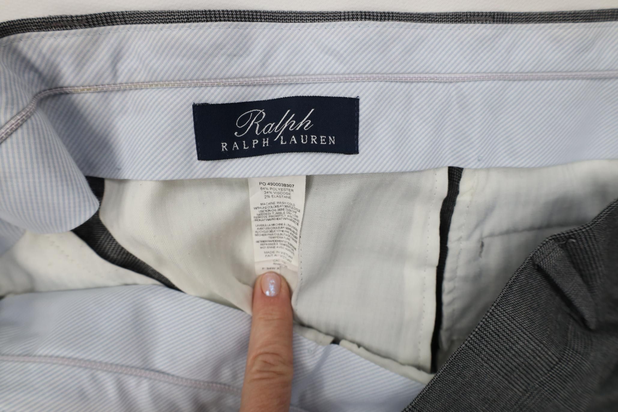Polo Ralph Lauren Vintage Y2K Ralph Lauren Knit Straight Leg Chino Pants Size US 34 / EU 50 - 7 Thumbnail