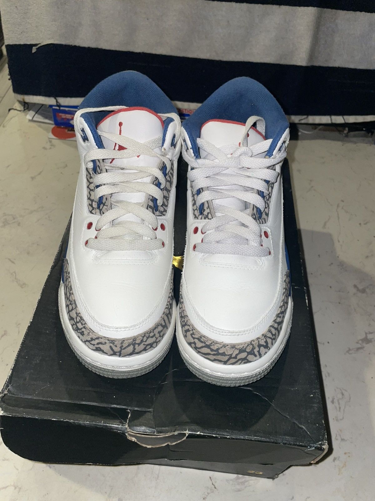 Jordan Brand Jordan 3 True Blue Size US 6 / EU 39 - 1 Thumbnail