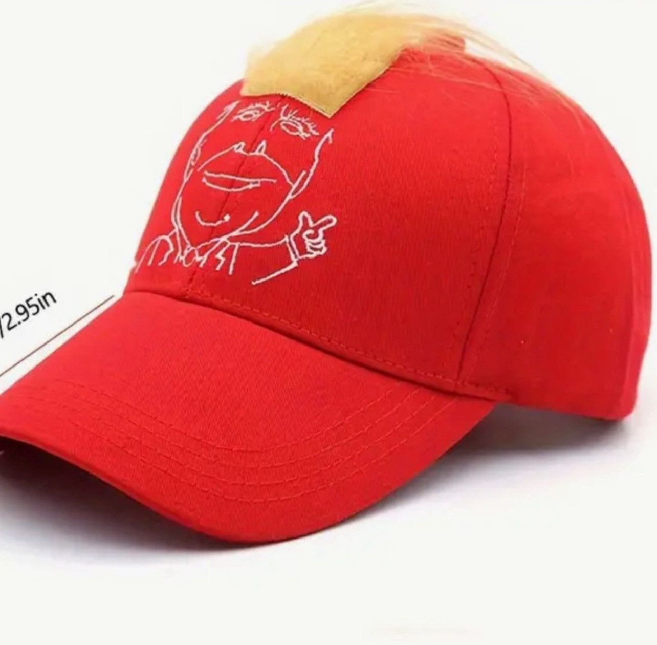 Other New President Donald Trump Hair 2024 MAGA Baseball Cap Hat Size ONE SIZE - 2 Thumbnail