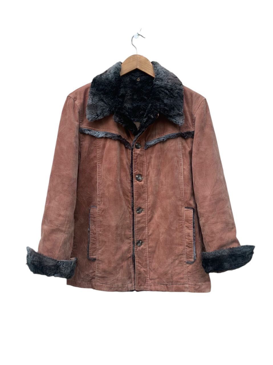 Tornado Mart Velour Corduroy Faux Fur