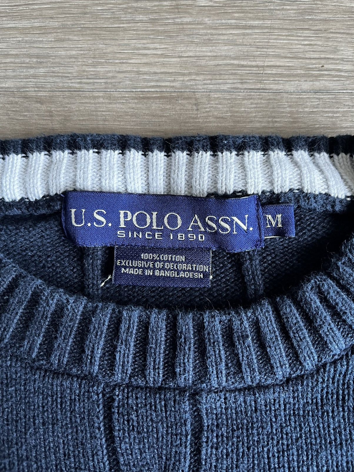 U.S. Polo Assn. × Vintage USPA knit sweater Size US M / EU 48-50 / 2 - 3 Thumbnail
