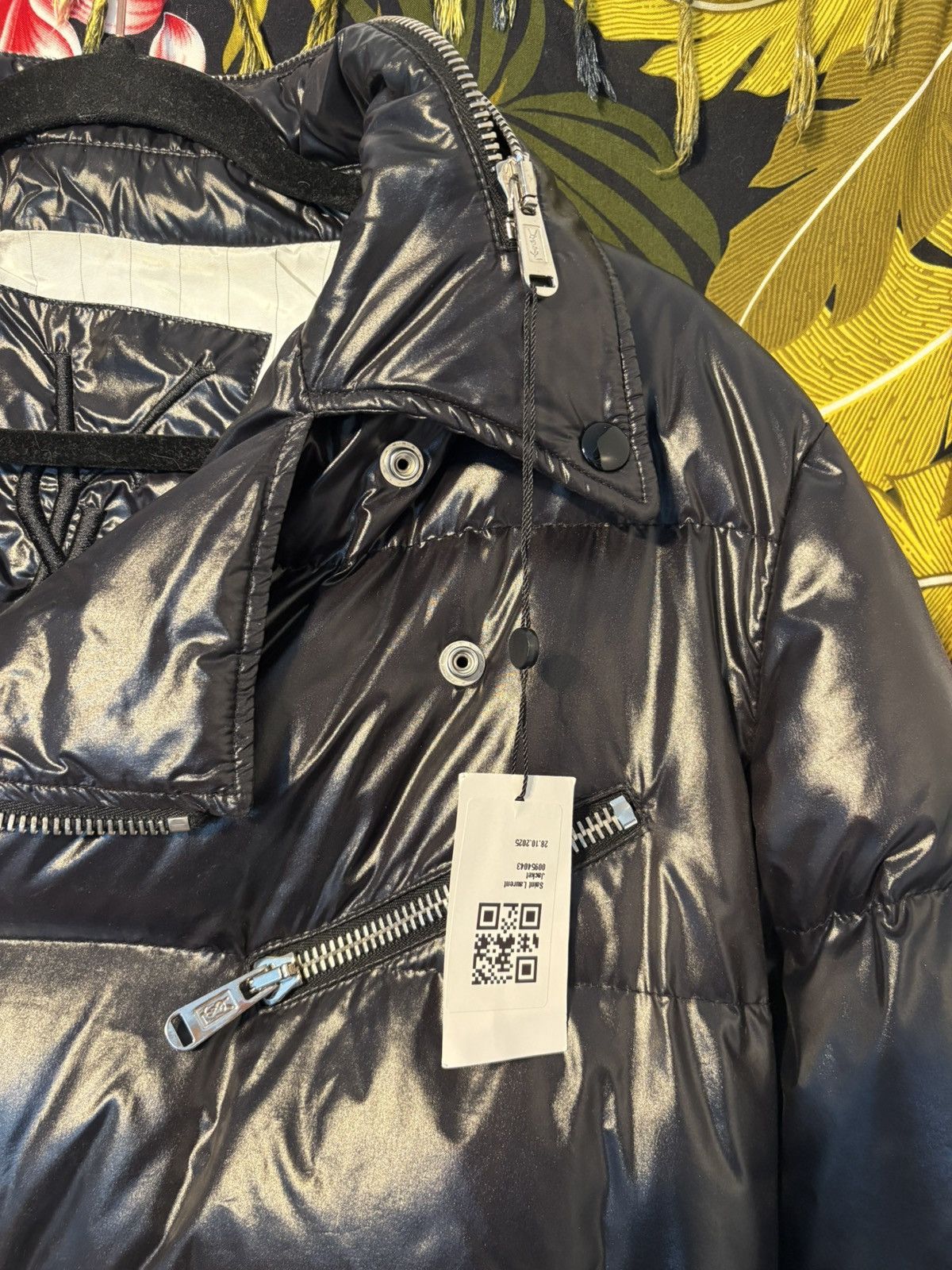Saint Laurent Paris Hedi Slimane Biker Puffer Size US M / EU 48-50 / 2 - 4 Thumbnail