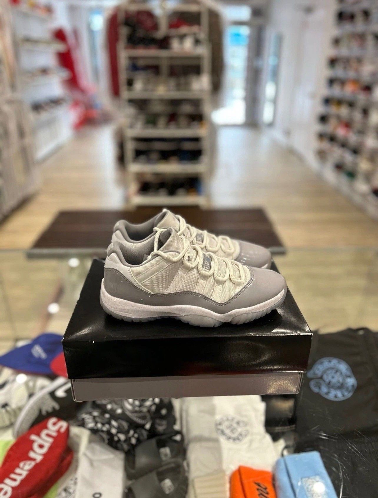 Jordan Brand Jordan 11 Low Cement Grey Size US 8 / EU 41 - 1 Thumbnail