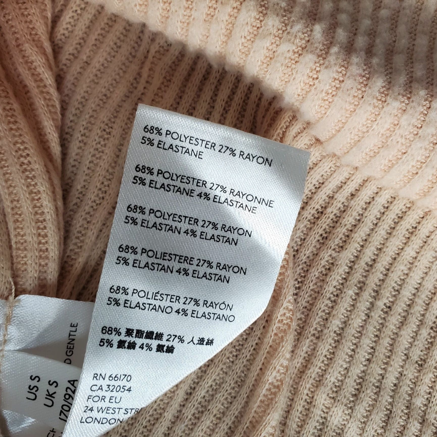 Vintage We The Free Sweatshirt Womens S Tan Ribbed Cuff & Hem Boat Neck Pullover Size S / US 4 / IT 40 - 8 Thumbnail