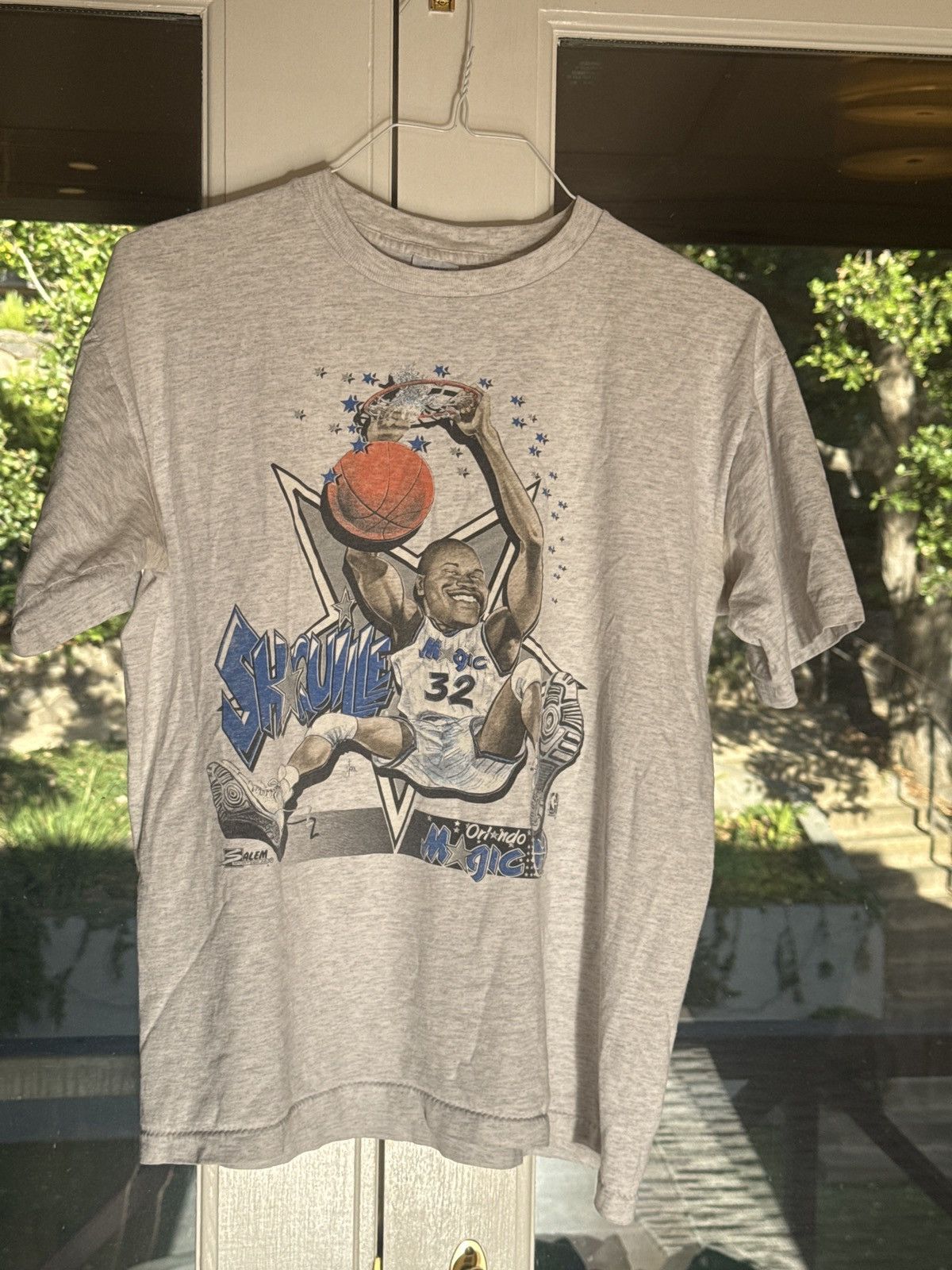 Vintage 90s Vintage Shaquille O’Neal Orlando Magic Graphic Tee Shirt Size US L / EU 52-54 / 3 - 1 Thumbnail