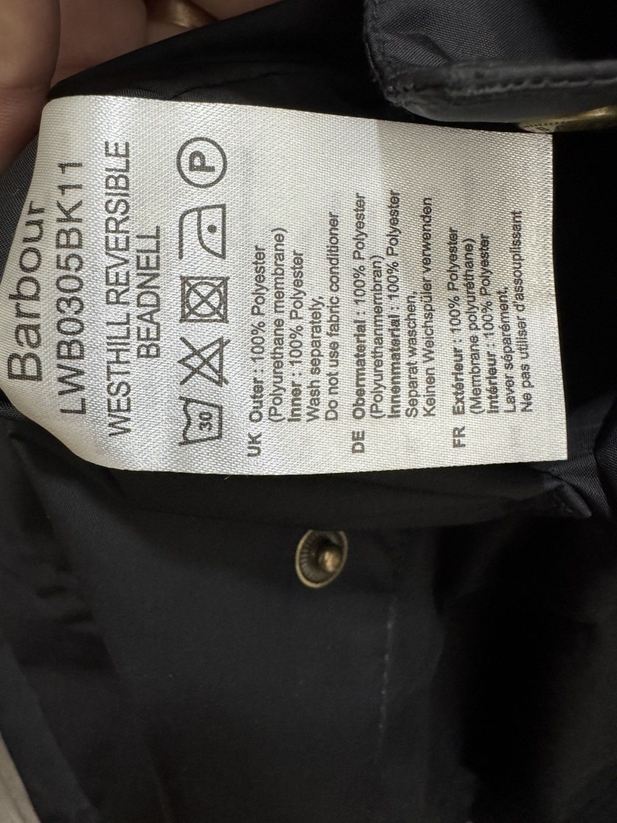 Barbour Barbour Beadnell Westhill Reversible Waterproof HoodedJacket Size L / US 10 / IT 46 - 23 Thumbnail