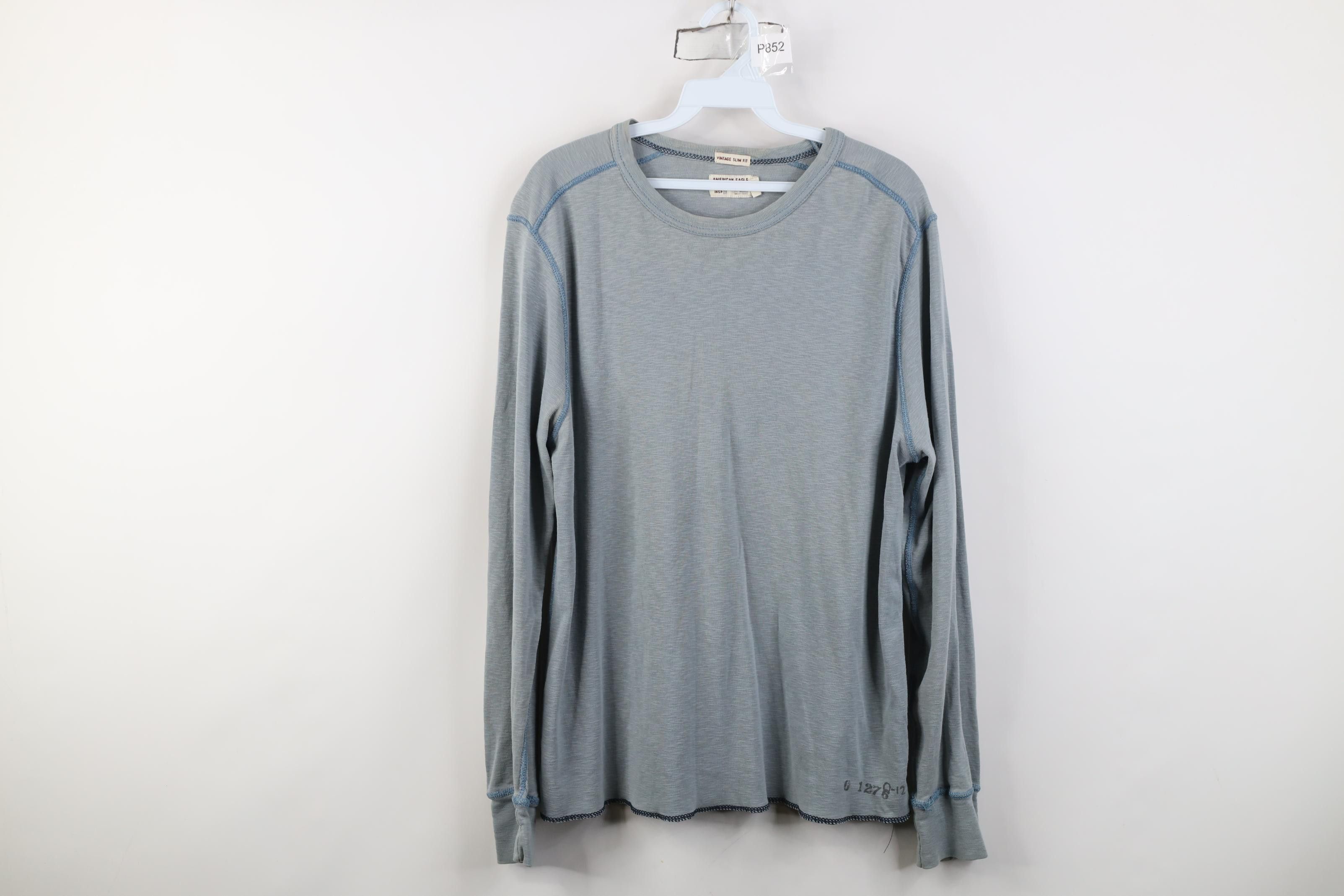 American Eagle Outfitters Vintage American Eagle Outfitters Fit Thermal Knit T-Shirt Size US L / EU 52-54 / 3 - 1 Thumbnail
