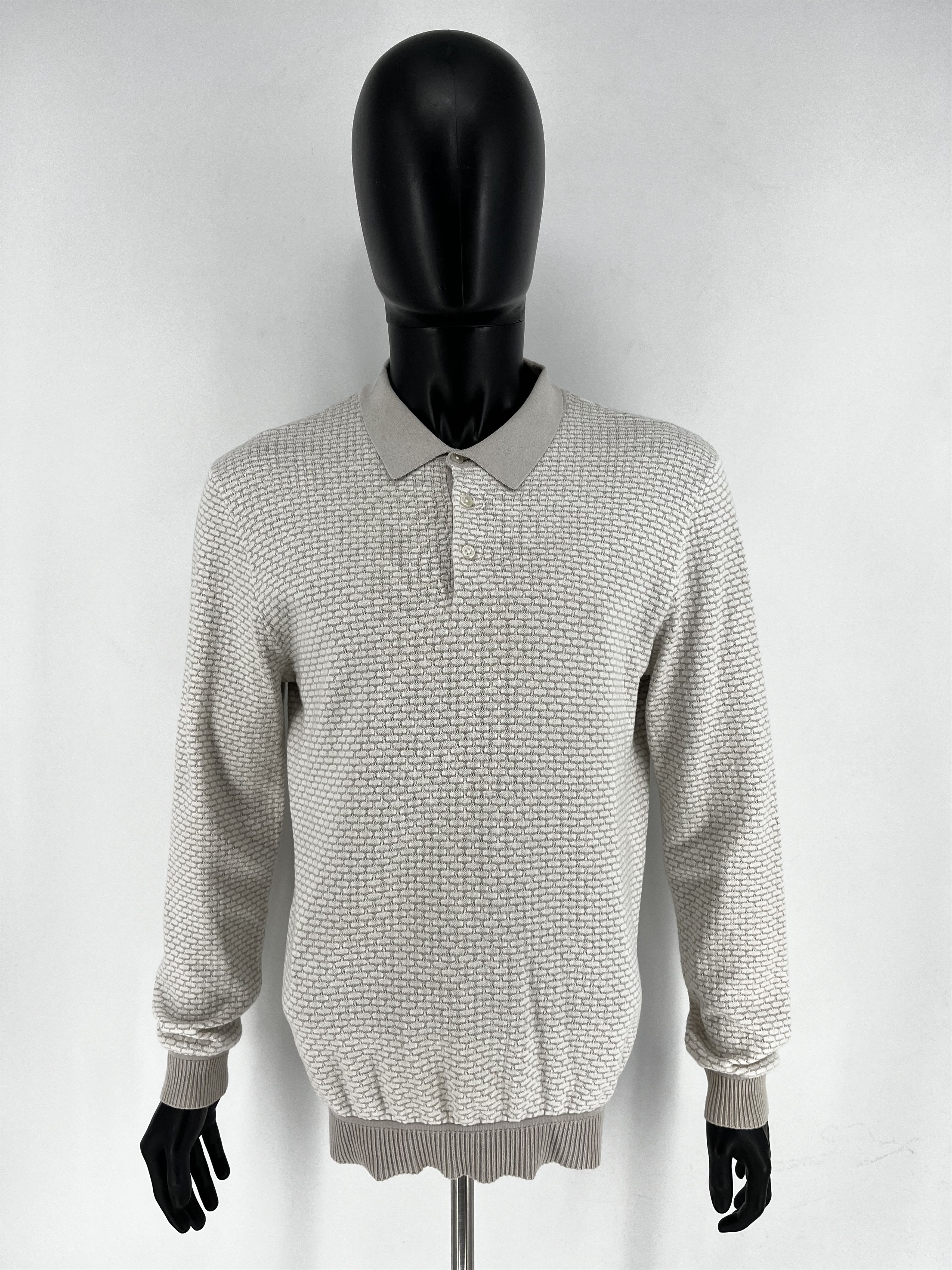Reiss REISS MEN’S WOOL 1/4 BUTTON LONGSLEEVE POLO SHIRT Size US L / EU 52-54 / 3 - 2 Thumbnail