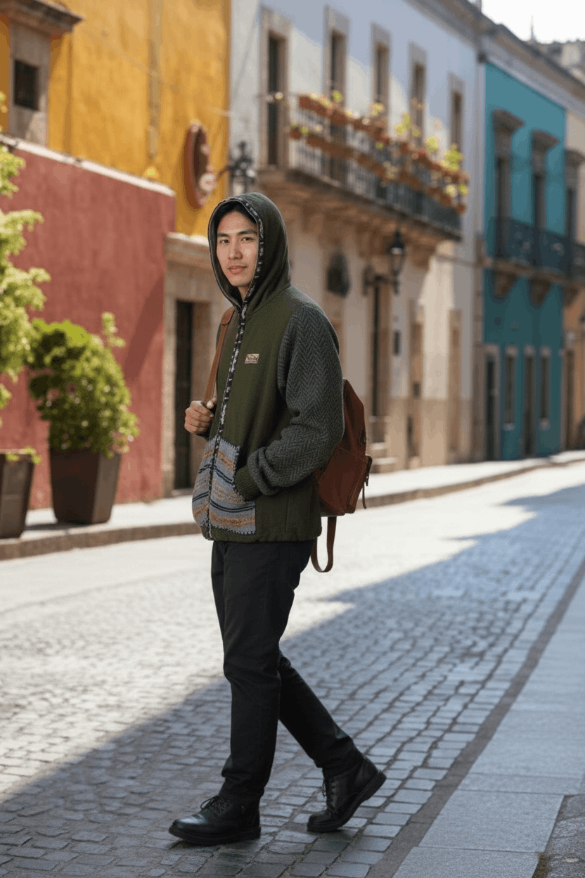 Japanese Brand TITICACA Multicolor Christmas Thanksgiving Wool Knit Hoodie Size US S / EU 44-46 / 1 - 3 Thumbnail