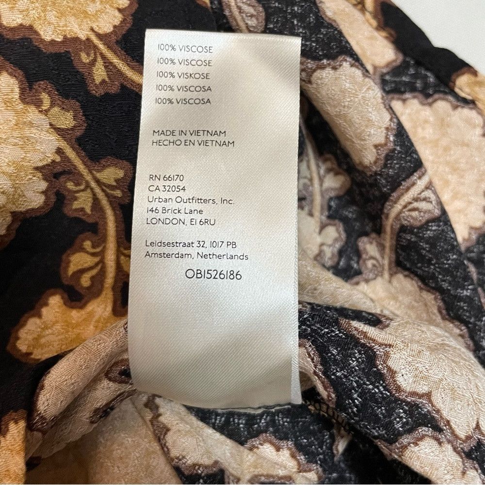 Free People NWT New $128 Free People Mia Floral Print Tie Neck Tunic To Size M / US 6-8 / IT 42-44 - 9 Thumbnail
