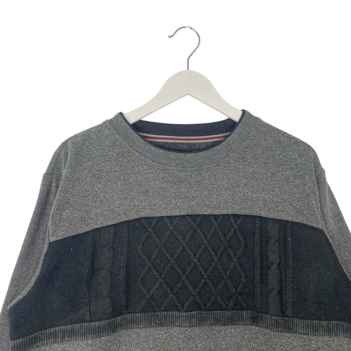 Vintage Vintage Kansai Yamamoto Homme Sweatshirt Crewneck Grey Size US L / EU 52-54 / 3 - 4 Thumbnail