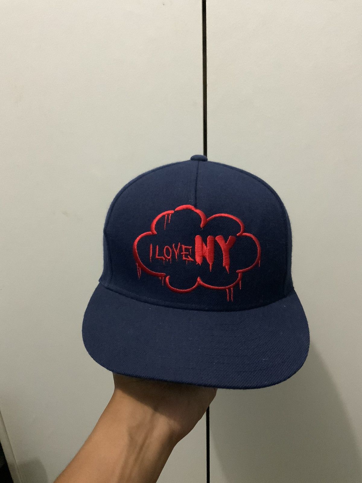 Japanese Brand I Love NY Indigo Snapback Hat Size ONE SIZE - 1 Thumbnail