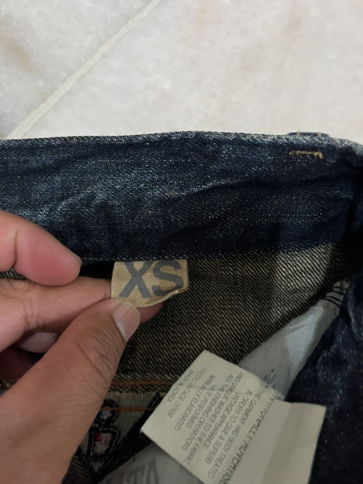 Japanese Brand Yoshitomo Nara Lolita Denim Jeans Size US 30 / EU 46 - 9 Thumbnail