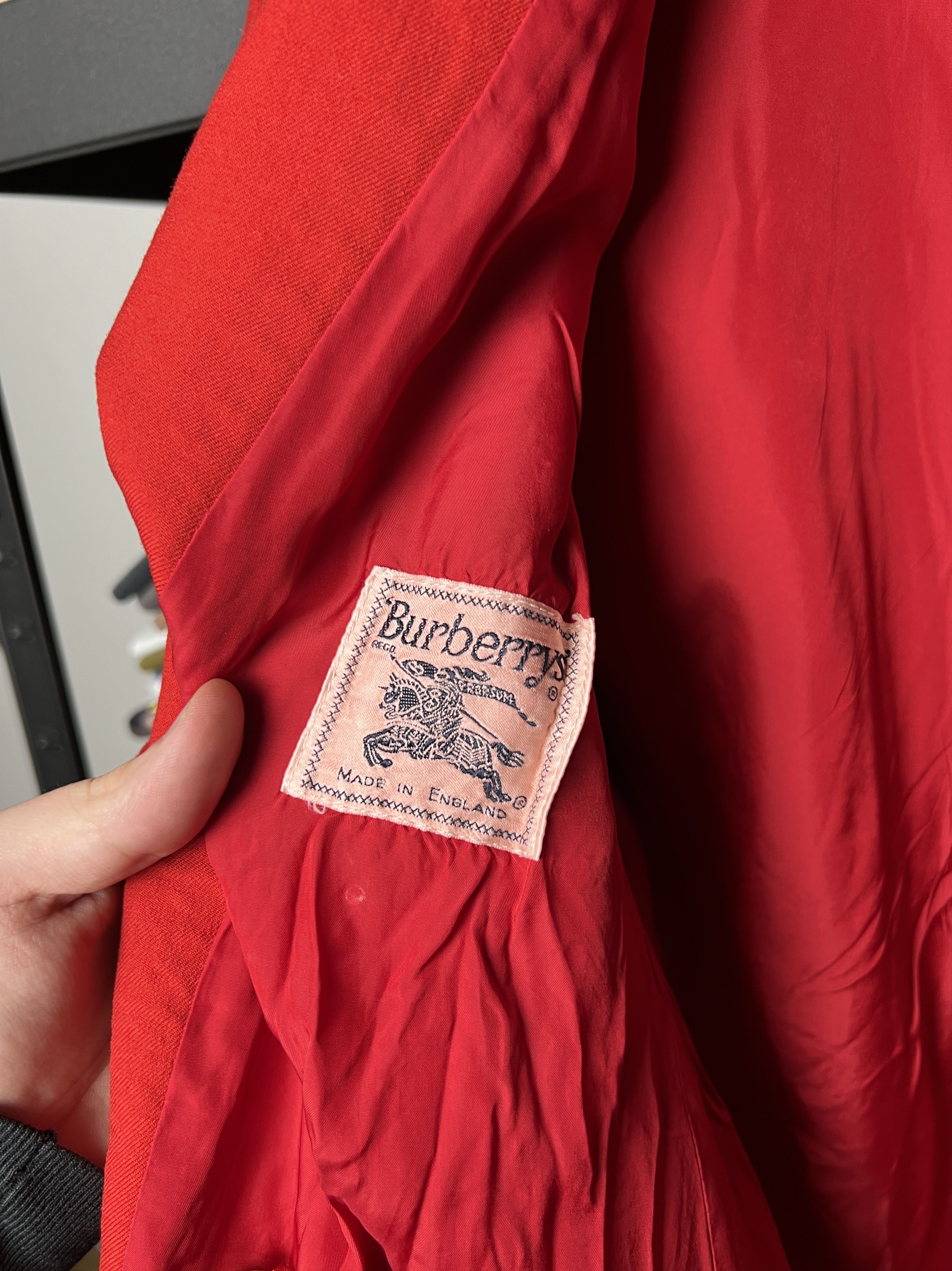 Burberry Burberry's Vintage 90s Blazer Coat size 12R Size L / US 10 / IT 46 - 13 Thumbnail
