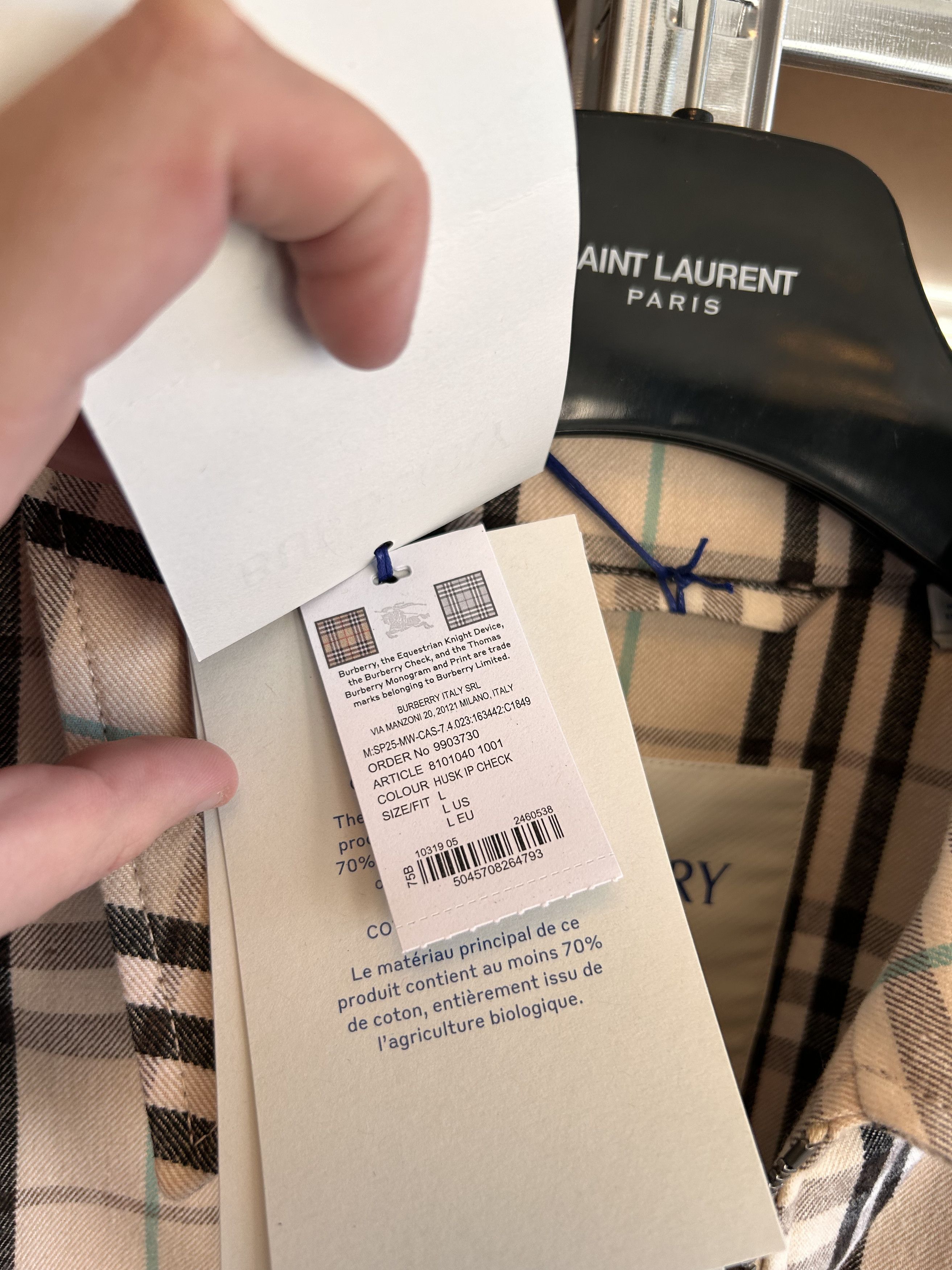 Burberry Burberry Check Jacket Size US L / EU 52-54 / 3 - 7 Thumbnail
