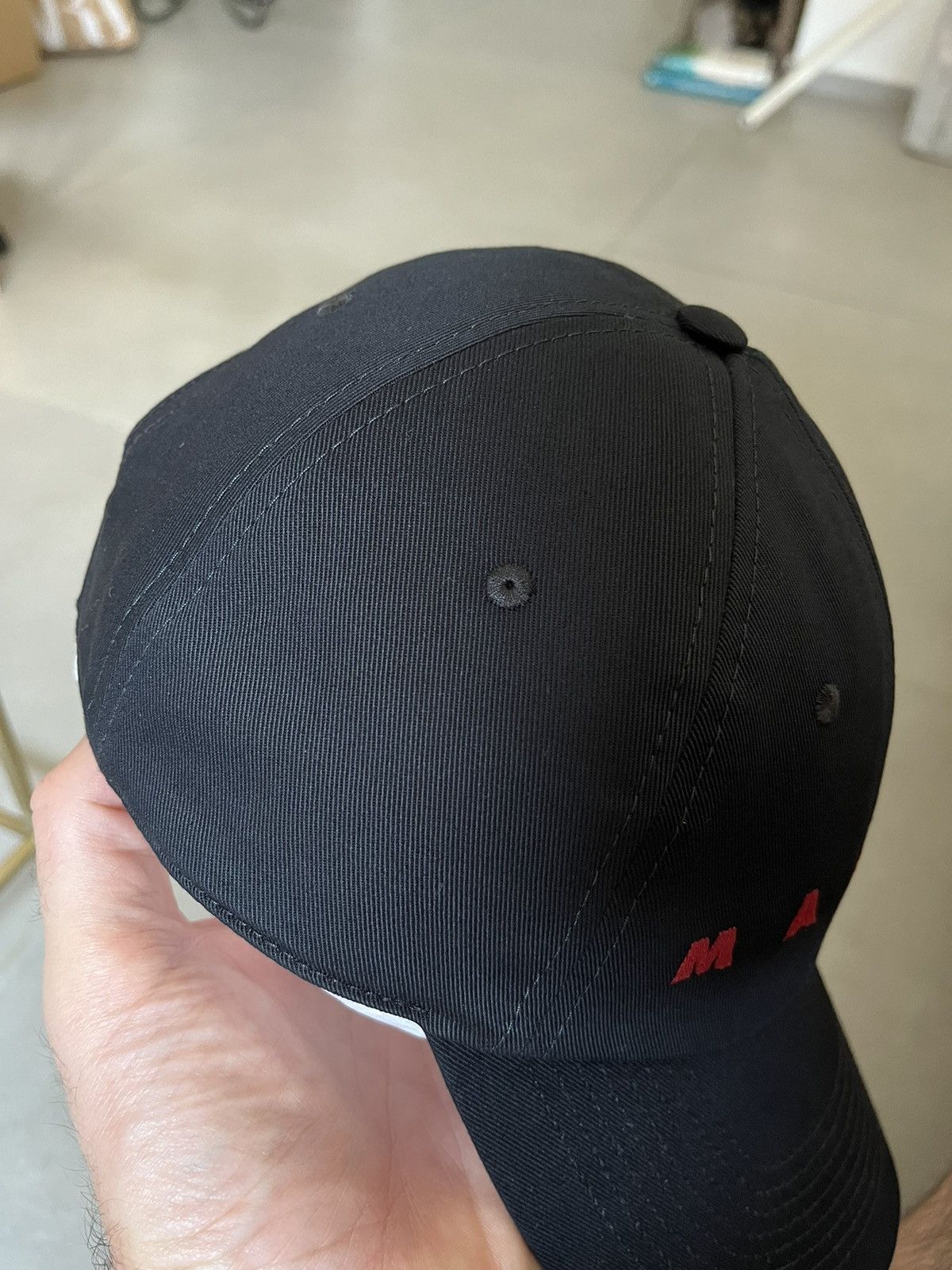 Marni MARNI cotton gabardine logo cap Size ONE SIZE - 7 Thumbnail