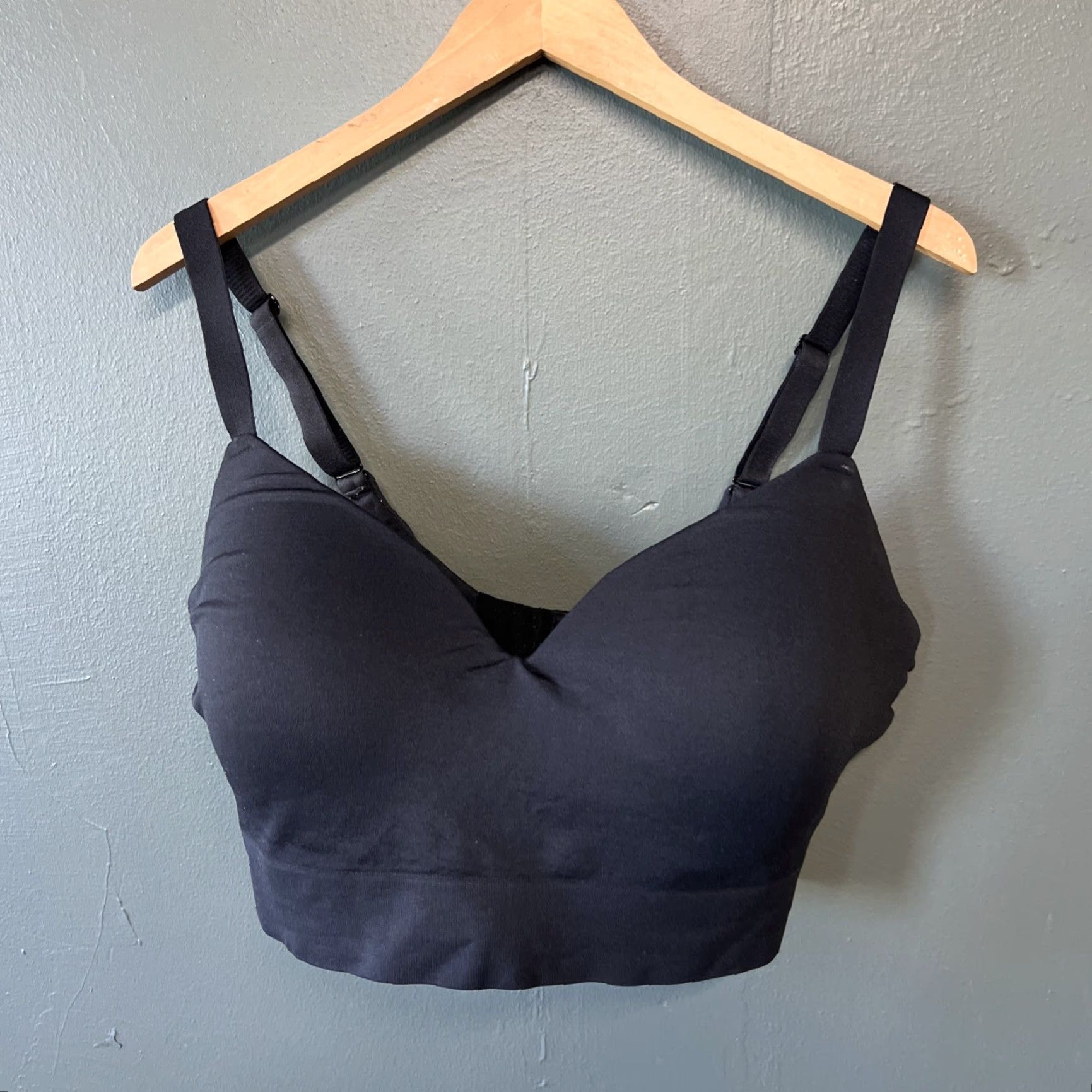Vintage Truekind Shaping Bra Wireless Supportive Comfort Sz 3X BLACK Womens Size ONE SIZE - 2 Thumbnail