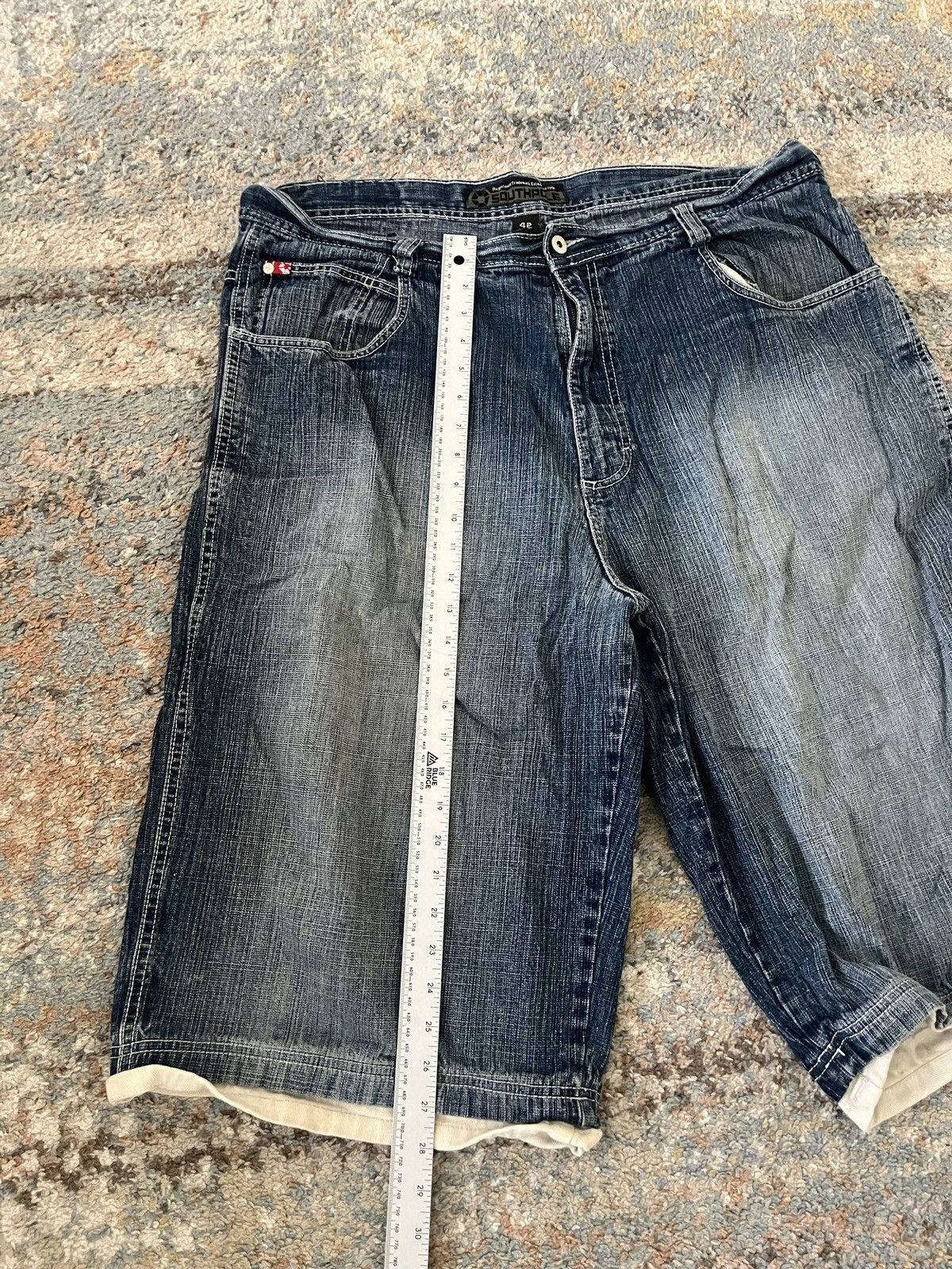 Southpole × Vintage VTG Southpole Baggy Jean Shorts 42 Size US 42 / EU 58 - 7 Thumbnail
