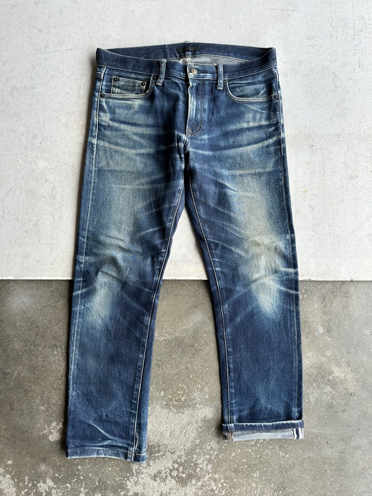 Kaihara Denim REDLINE ✨ Vintage UNIQLO JAPAN Jeans Kaihara Denim Pants Size US 32 / EU 48 - 2 Thumbnail