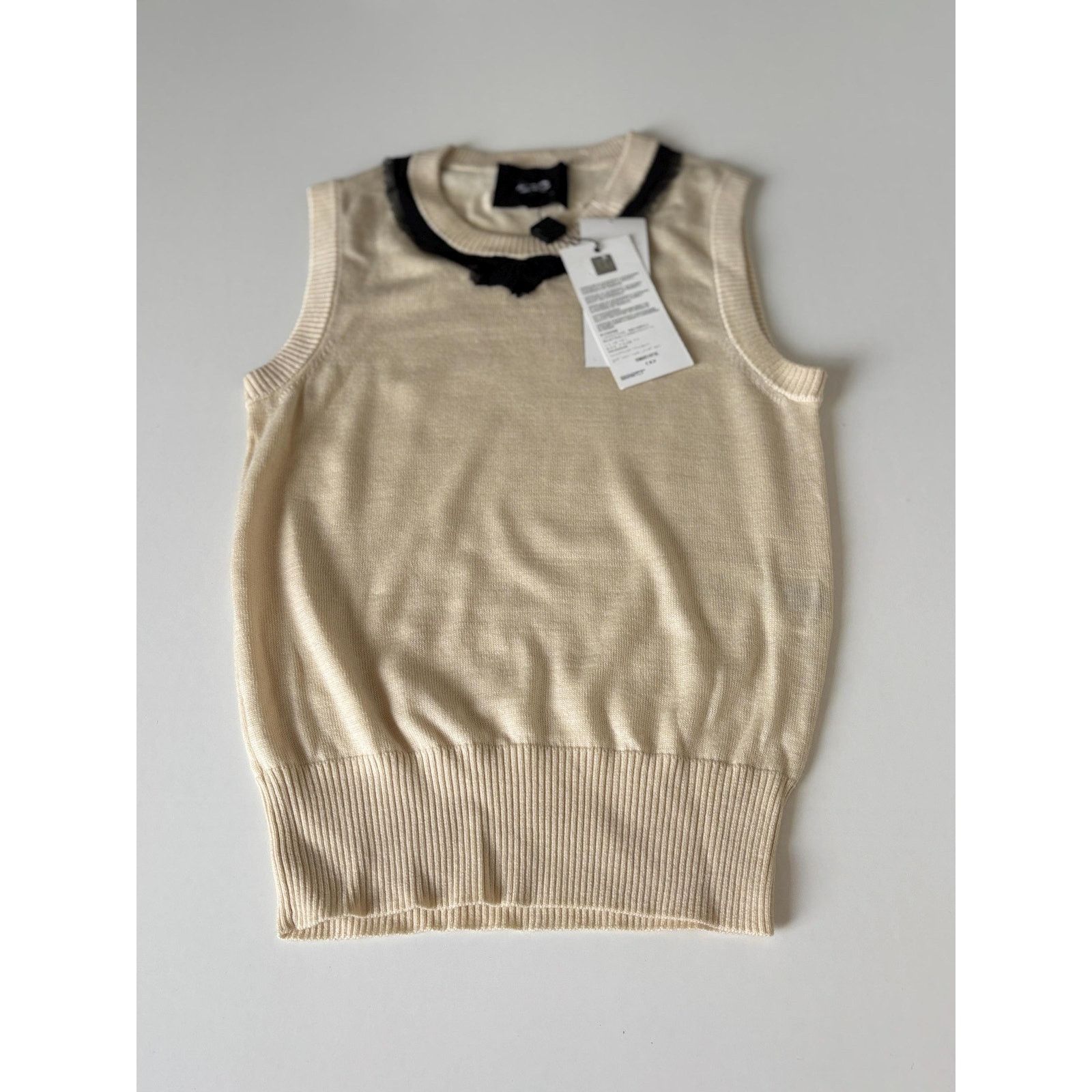Dolce & Gabbana Vintage D&G Cashmere Silk Knit Vest Y2K Dolce Gabbana Size S / US 4 / IT 40 - 2 Thumbnail