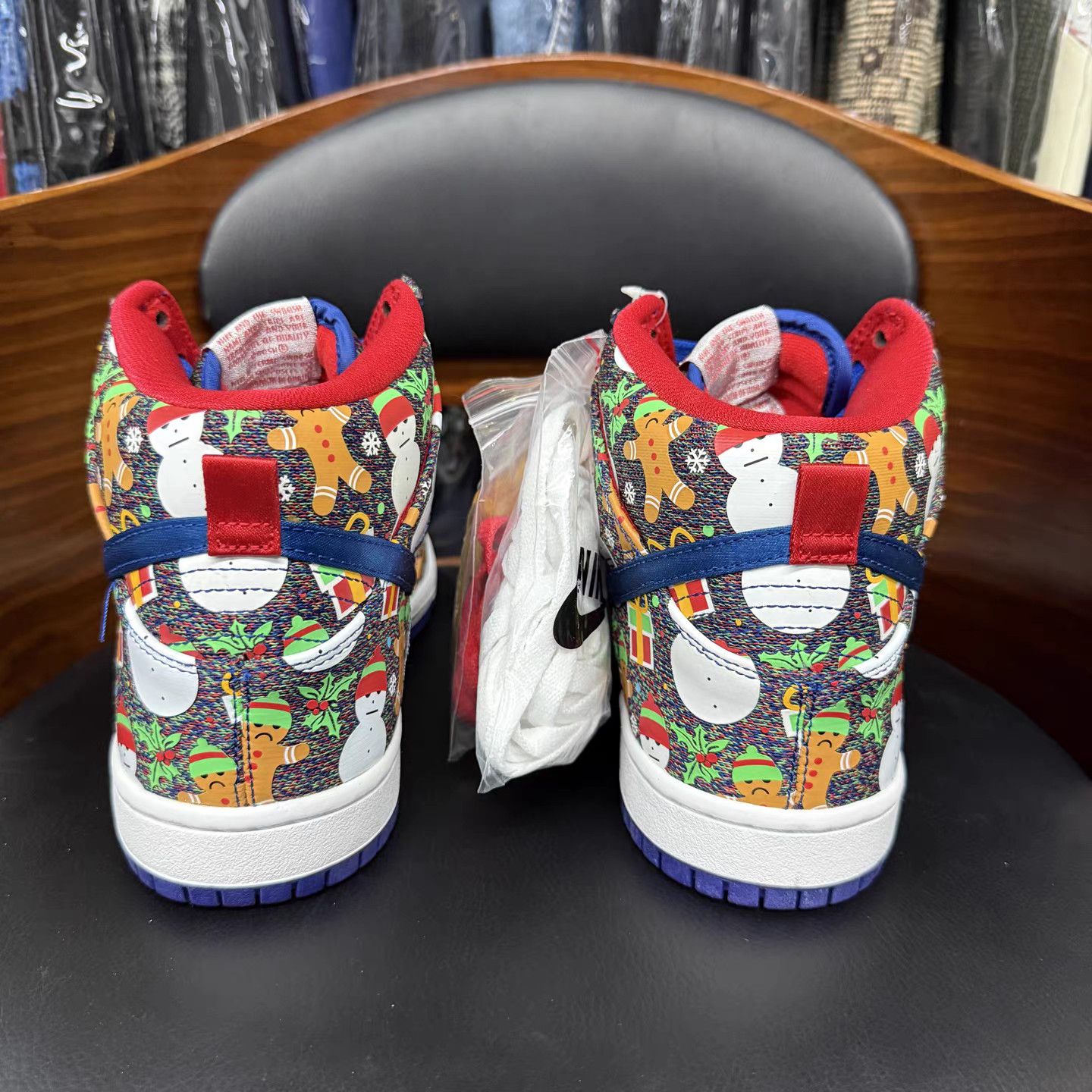 Nike SB Nike SB Dunk High Concepts Ugly Christmas Sweater K15 Size US 9.5 / EU 42-43 - 3 Thumbnail