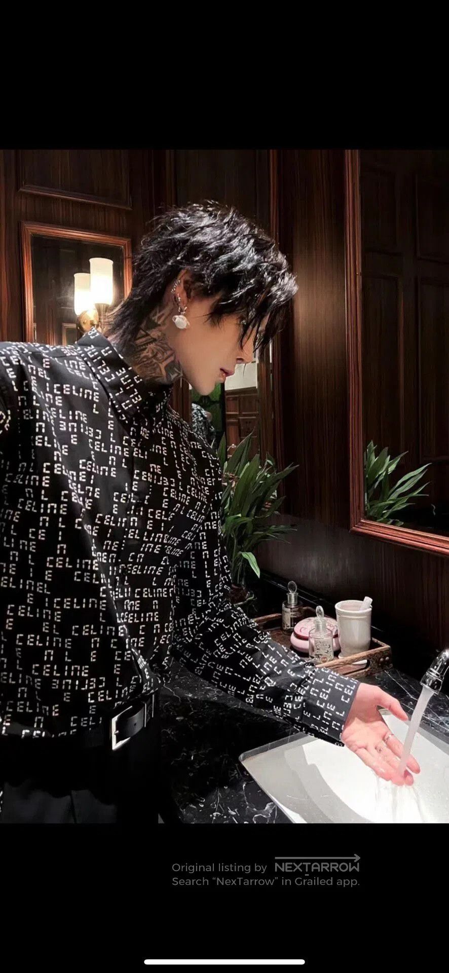 Celine CELINE Full Print Barrage Shirt| Size S / US 4 / IT 40 - 6 Thumbnail