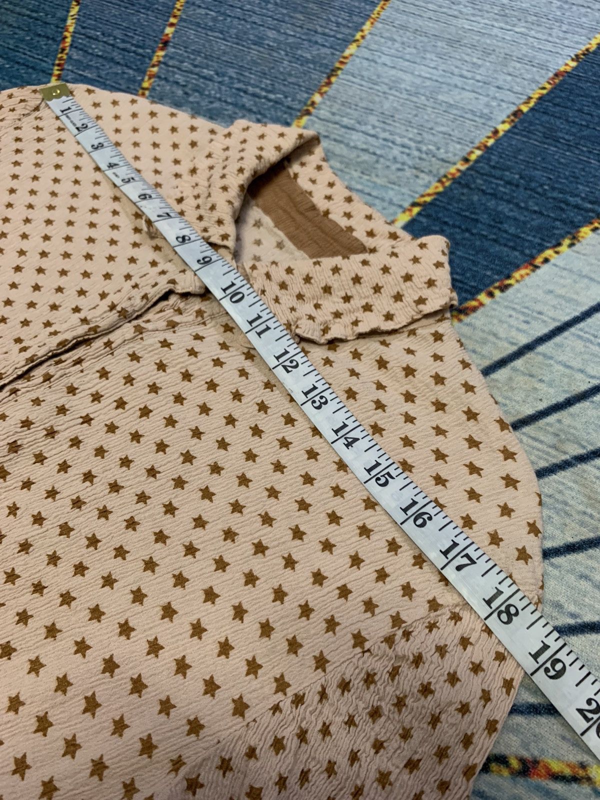 Issey Miyake TSUMORI CHISATO By Issey Miyake Crepe Pleated Star Button Up Size M / US 6-8 / IT 42-44 - 10 Thumbnail
