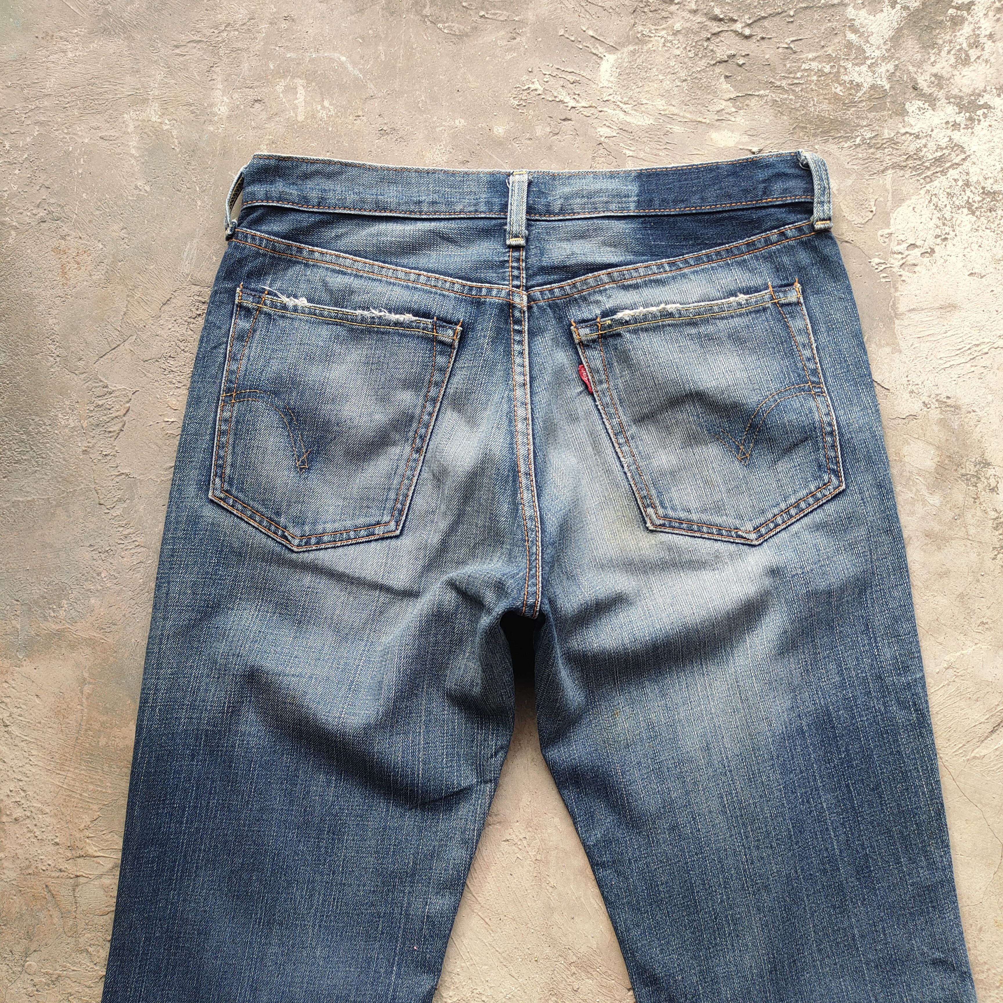 Levi's Vintage Clothing VINTAGE LEVI'S 517 RUSTY FLARE DISTRESSED FADED JEANS PANTS Size US 31 - 10 Thumbnail