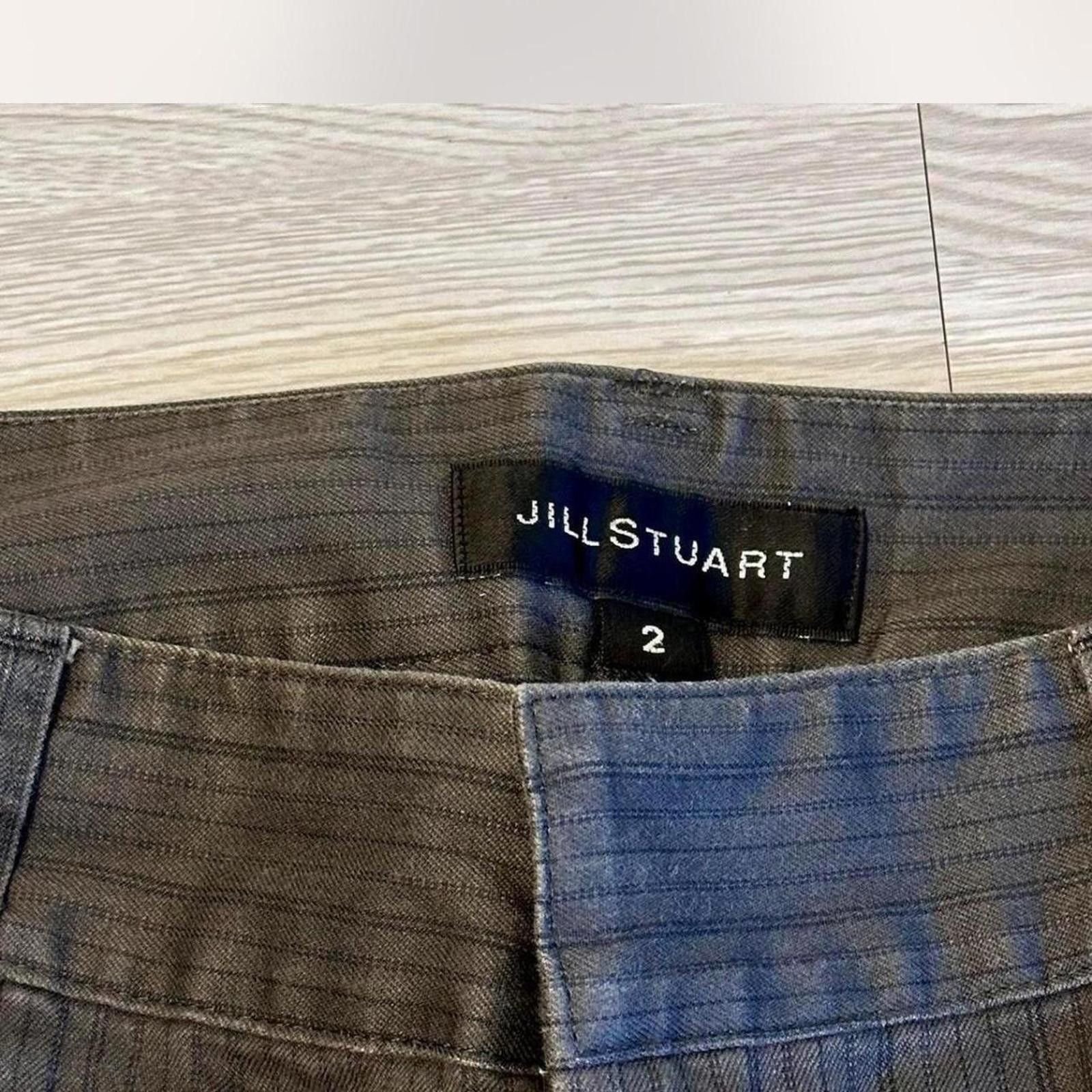 Jil Stuart Jill Stuart mid rise preppy gray vintage trousers Size 26" / US 2 / IT 38 - 2 Thumbnail