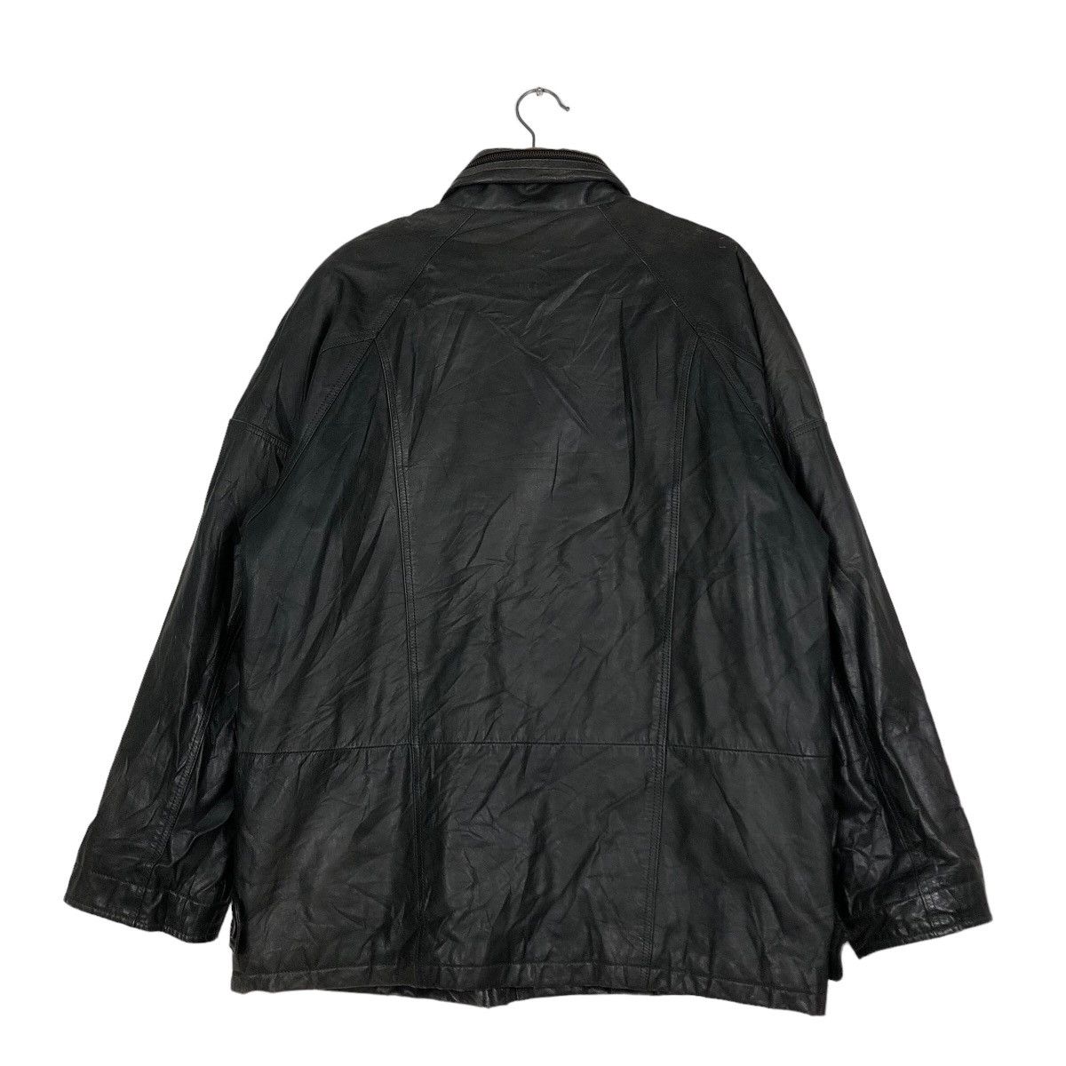 Japanese Brand 🔥Vintage Biker Genuine Leather Jacket Japan Made Size US L / EU 52-54 / 3 - 8 Thumbnail