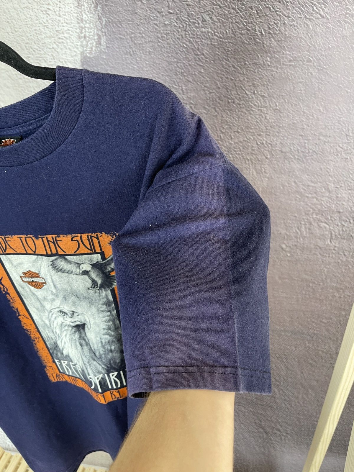 Harley Davidson Harley-Davidson vintage 2002 Tee Ride To the Sun Free Spirit Size US XL / EU 56 / 4 - 10 Thumbnail