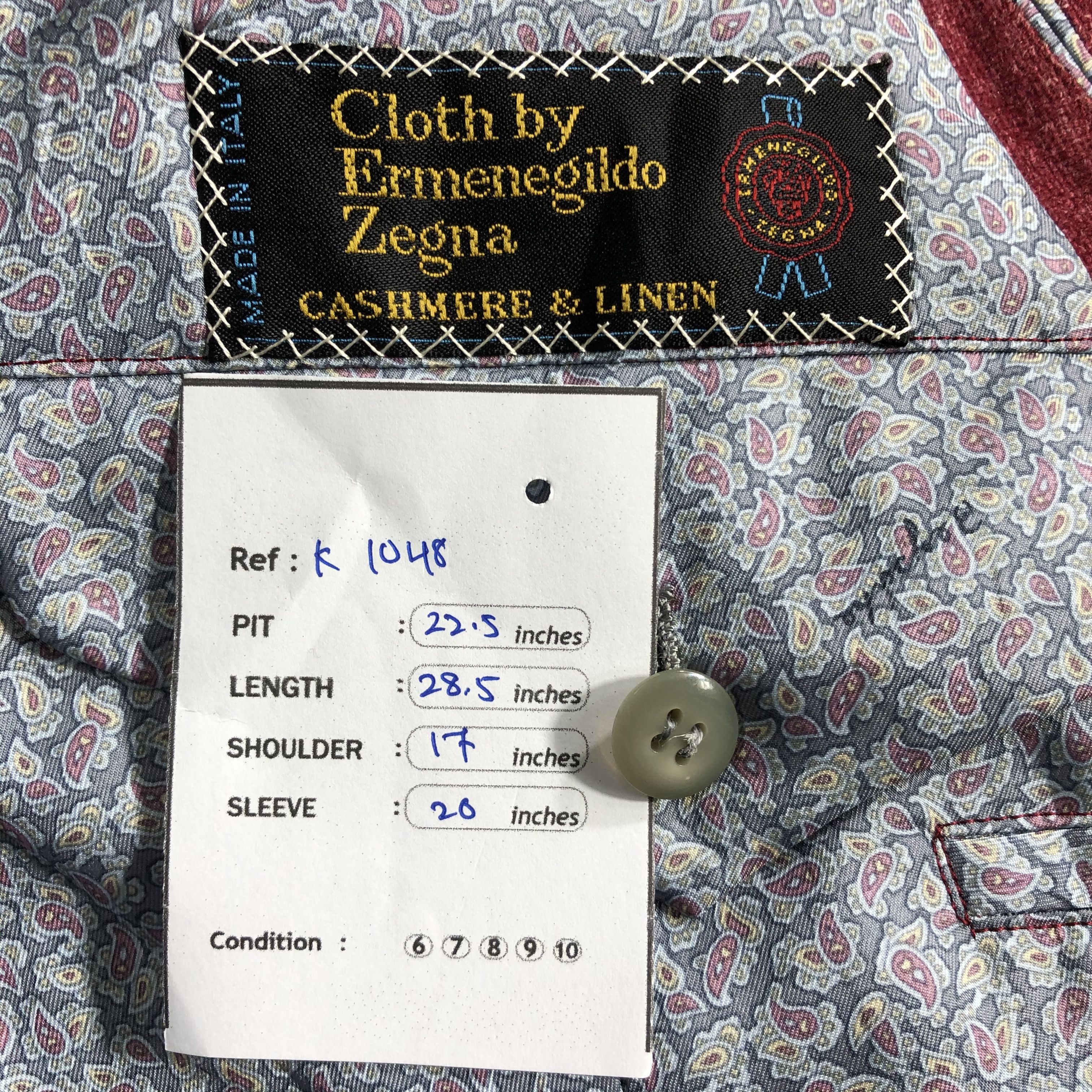 Ermenegildo Zegna Vintage Cashmere Ermenegildo Zegna Coat Jacket Size US M / EU 48-50 / 2 - 7 Thumbnail