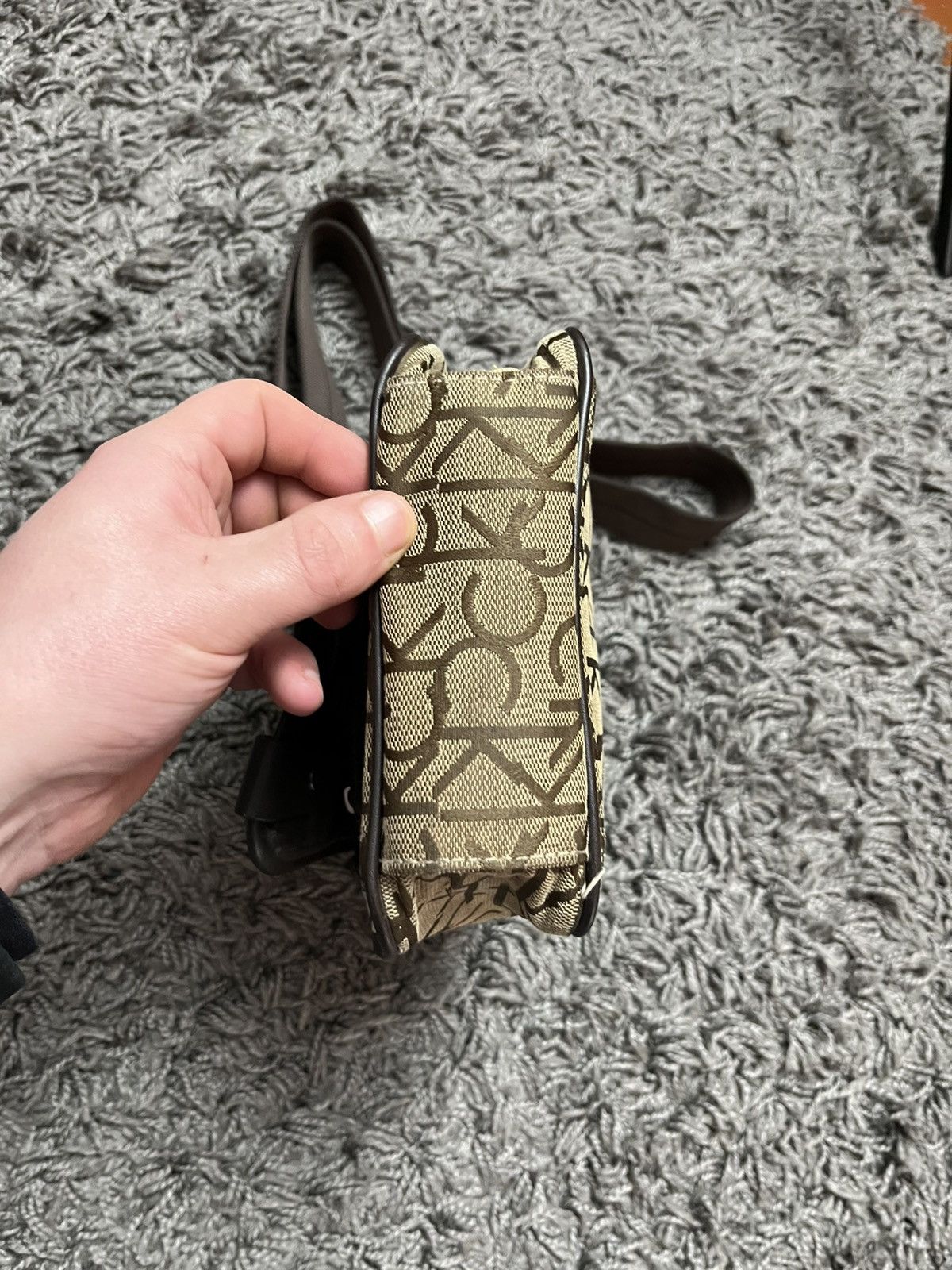 Calvin Klein Calvin Klein Monogram Logo Messenger Crossbody Bag Brown Size ONE SIZE - 5 Thumbnail