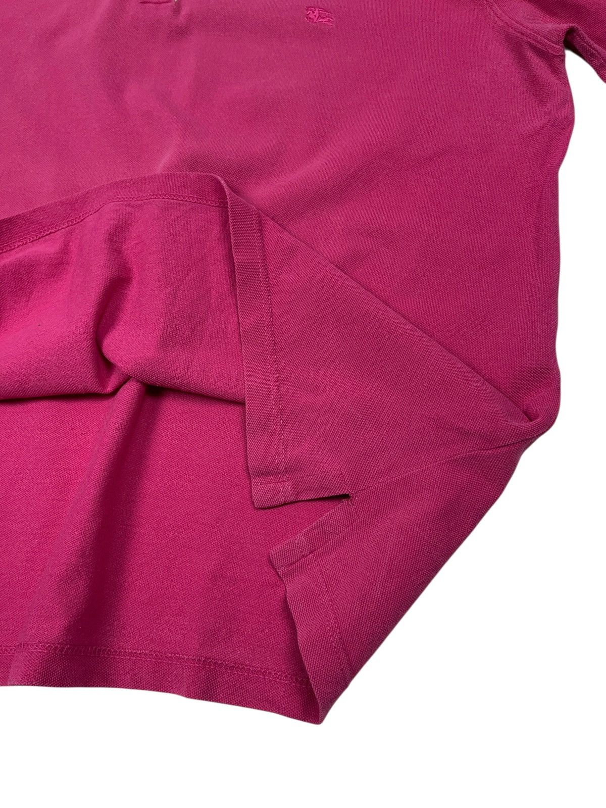 Burberry × Burberry Prorsum × Vintage Vintage Burberry London Pink Polo Shirt Nova Check Size XL / US 12-14 / IT 48-50 - 6 Thumbnail